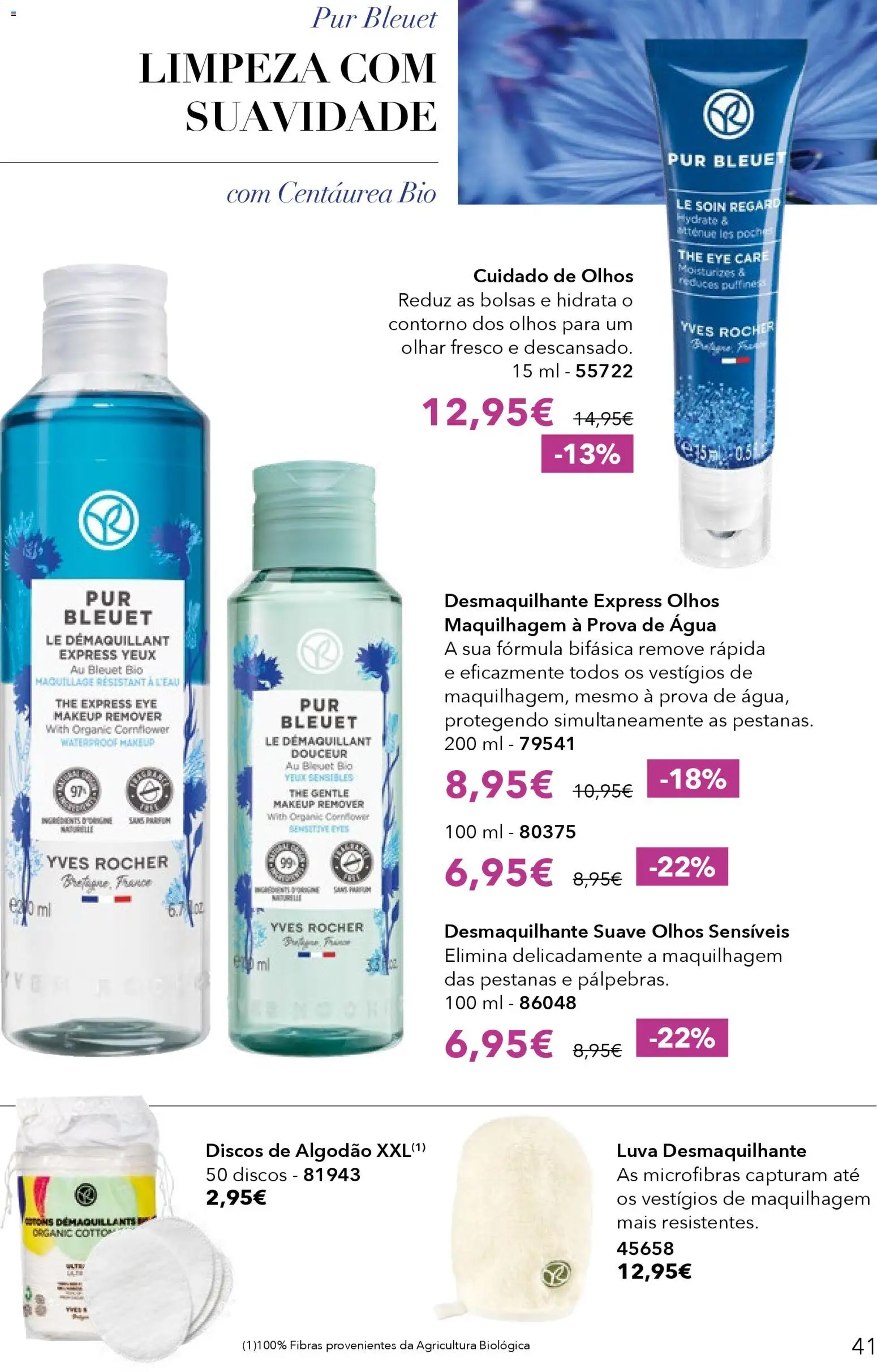Yves Rocher catálogo 5 │ válido de 31.03.2026 | Página: 41 | Produtos: Agua, Algodão, Maquilhagem