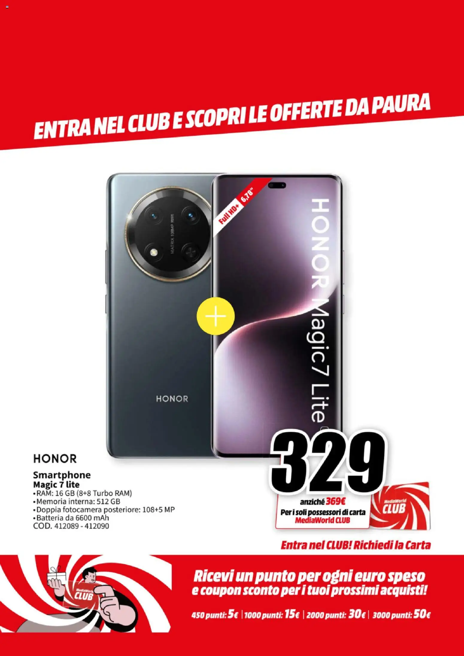 Volantino Media World del 27.10.2025 | Pagina: 5 | Prodotti: Smartphone, Fotocamera