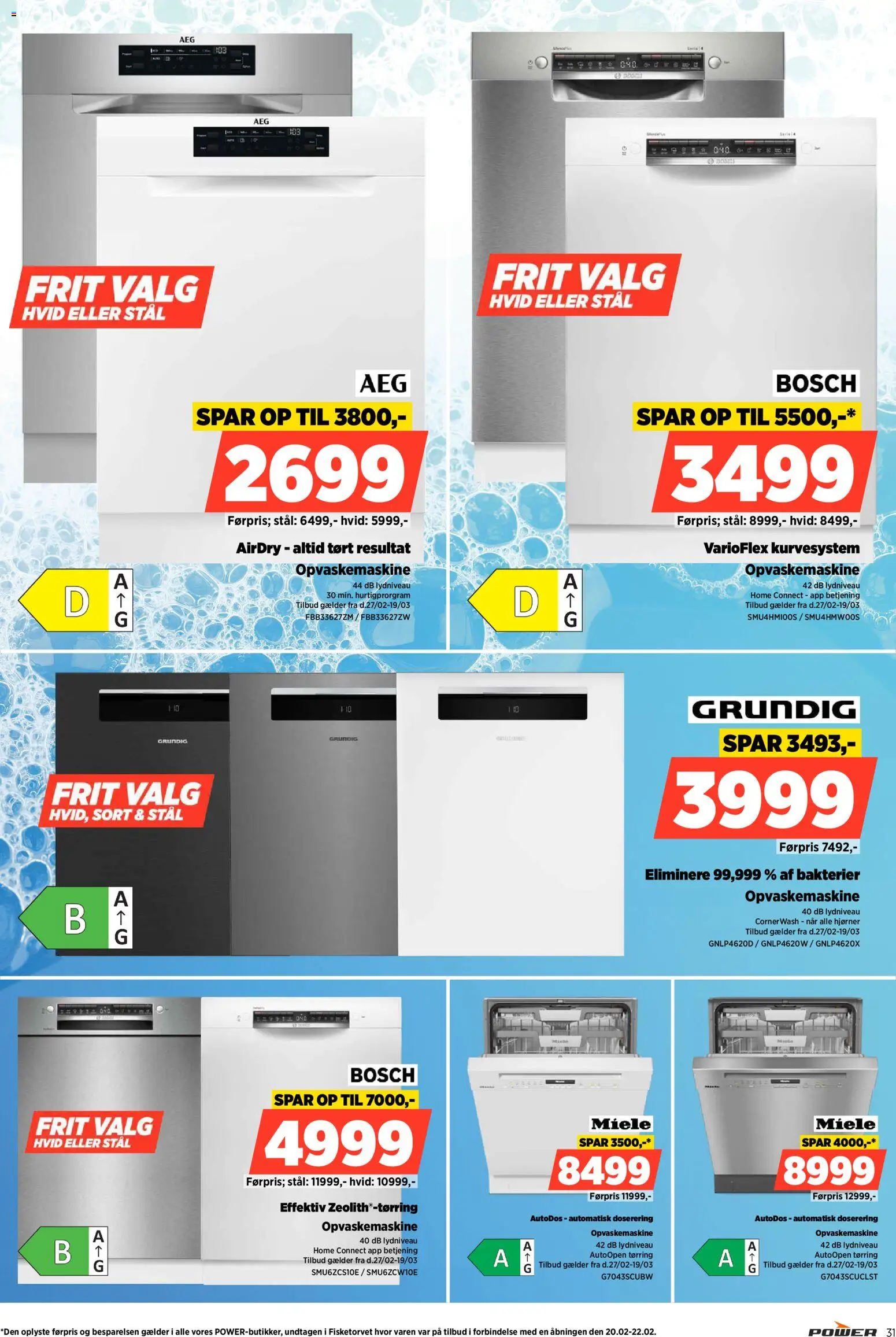 Power tilbudsavis – gyldig fra 03.04.2026 | Side: 31 | Produkter: Opvaskemaskine