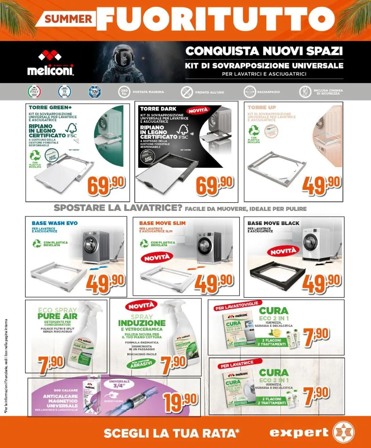 Volantino Expert del 31.07.2025 | Pagina: 7 | Prodotti: Anticalcare, Lavatrice, Asciugatrice, Lavastoviglie