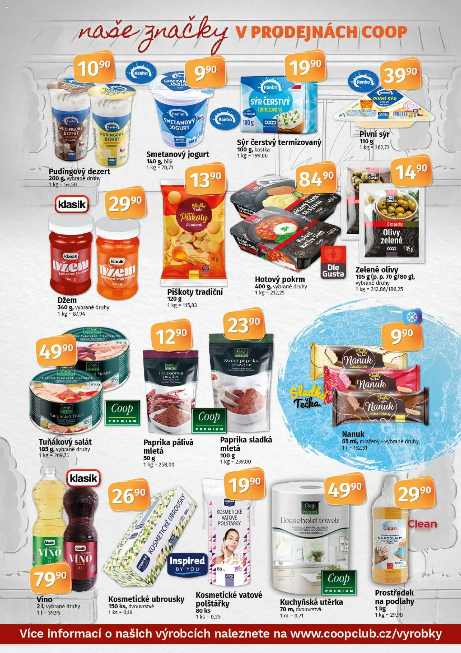 Coop leták - Tuty od 11.03.2026 | Strana: 9 | Produkty: Sýr, Víno, Pec, Tuňákový salát