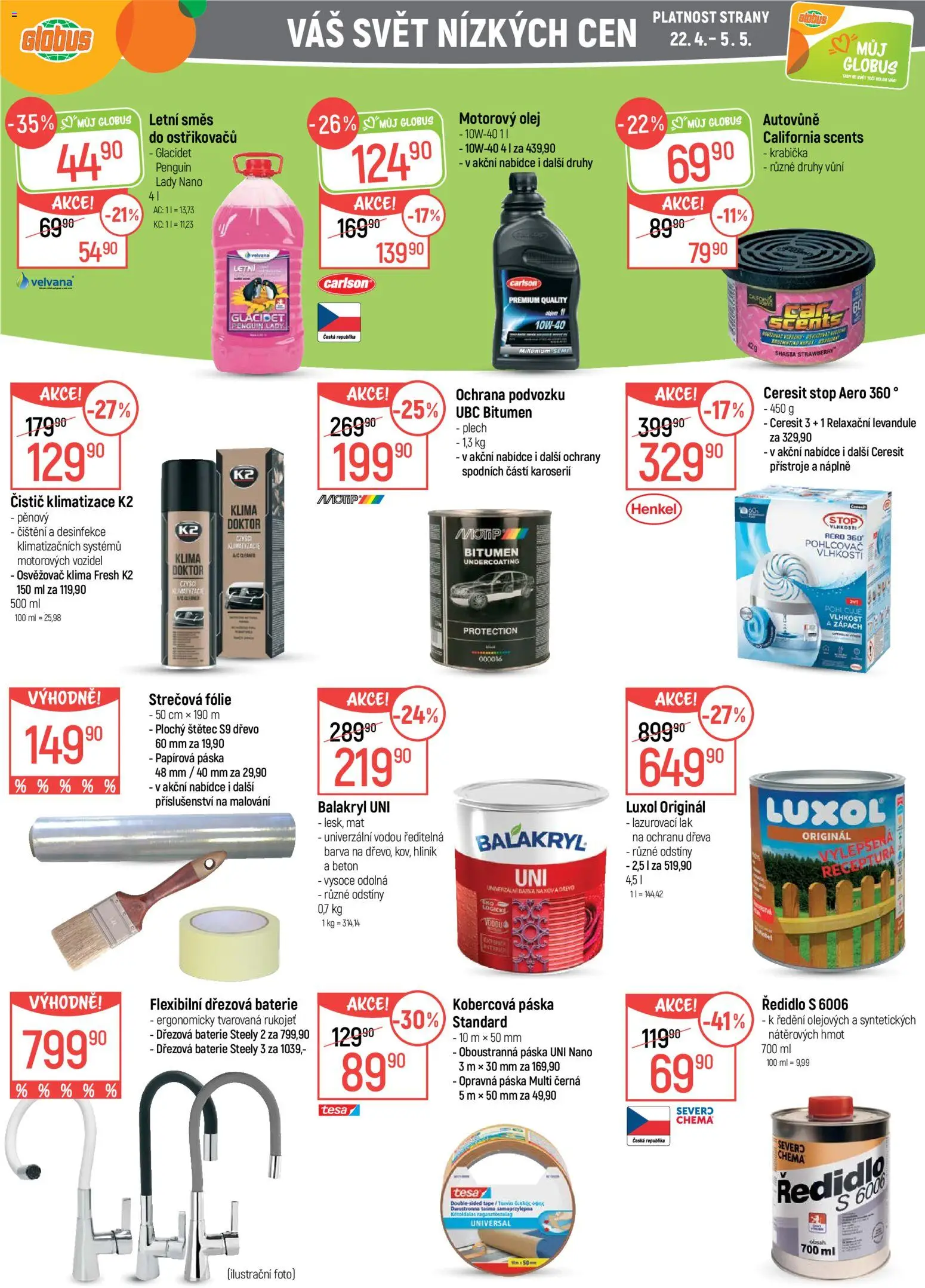 Globus leták - České Budějovice od 22.04.2026 | Strana: 34