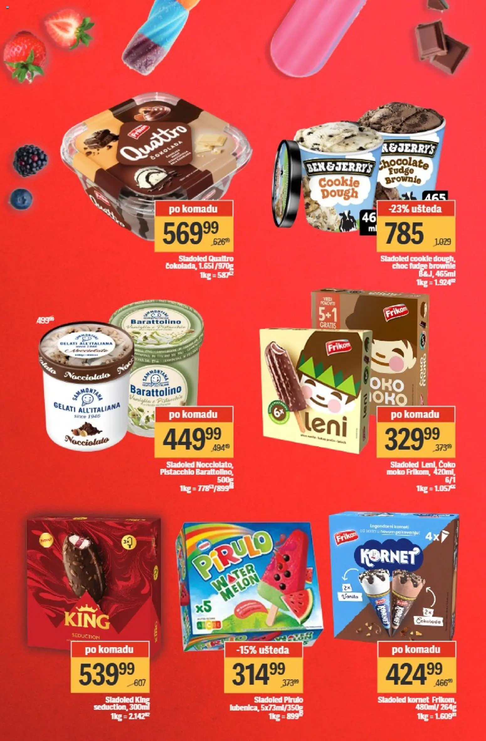 Maxi katalog - važi od 20.04.2026 | Strana: 4 | Proizvode: Sladoled, Brownie, Čokolada, Sladoled kornet