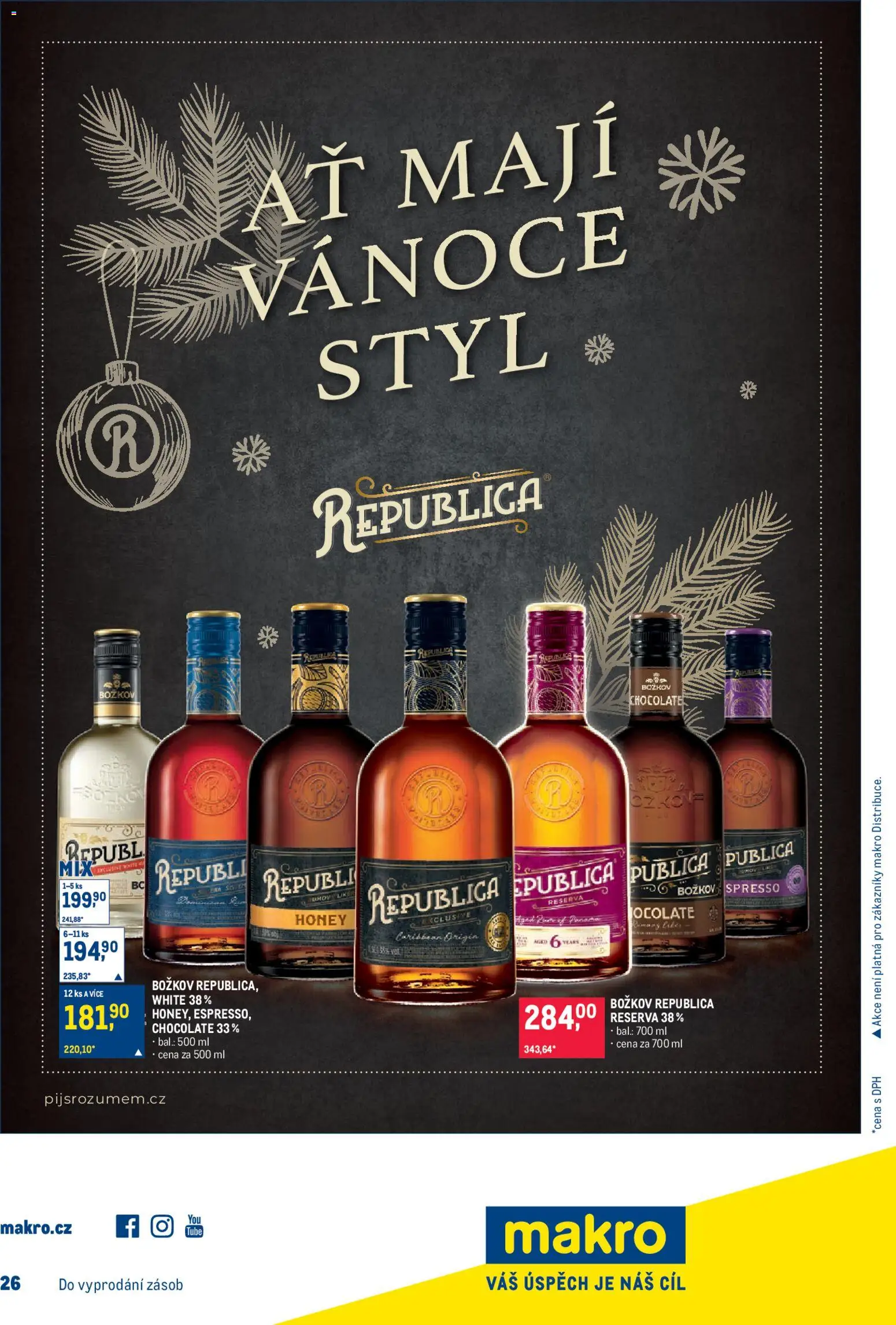 Makro leták - Pro milovníky jídla od 03.12.2025 | Strana: 30 | Produkty: Božkov Republica, Republica, Božkov