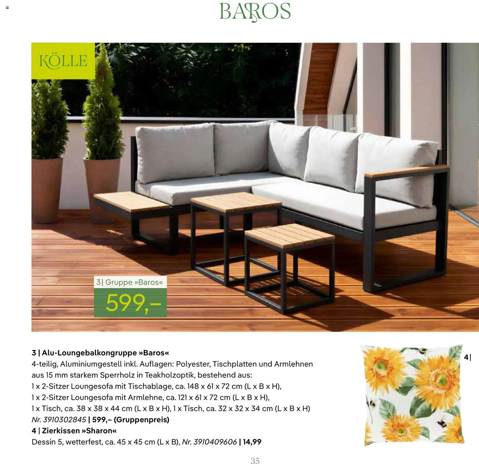 Pflanzen-Kölle GARTENMÖBEL 2026 – gültig ab 07.03.2026 | Seite: 35