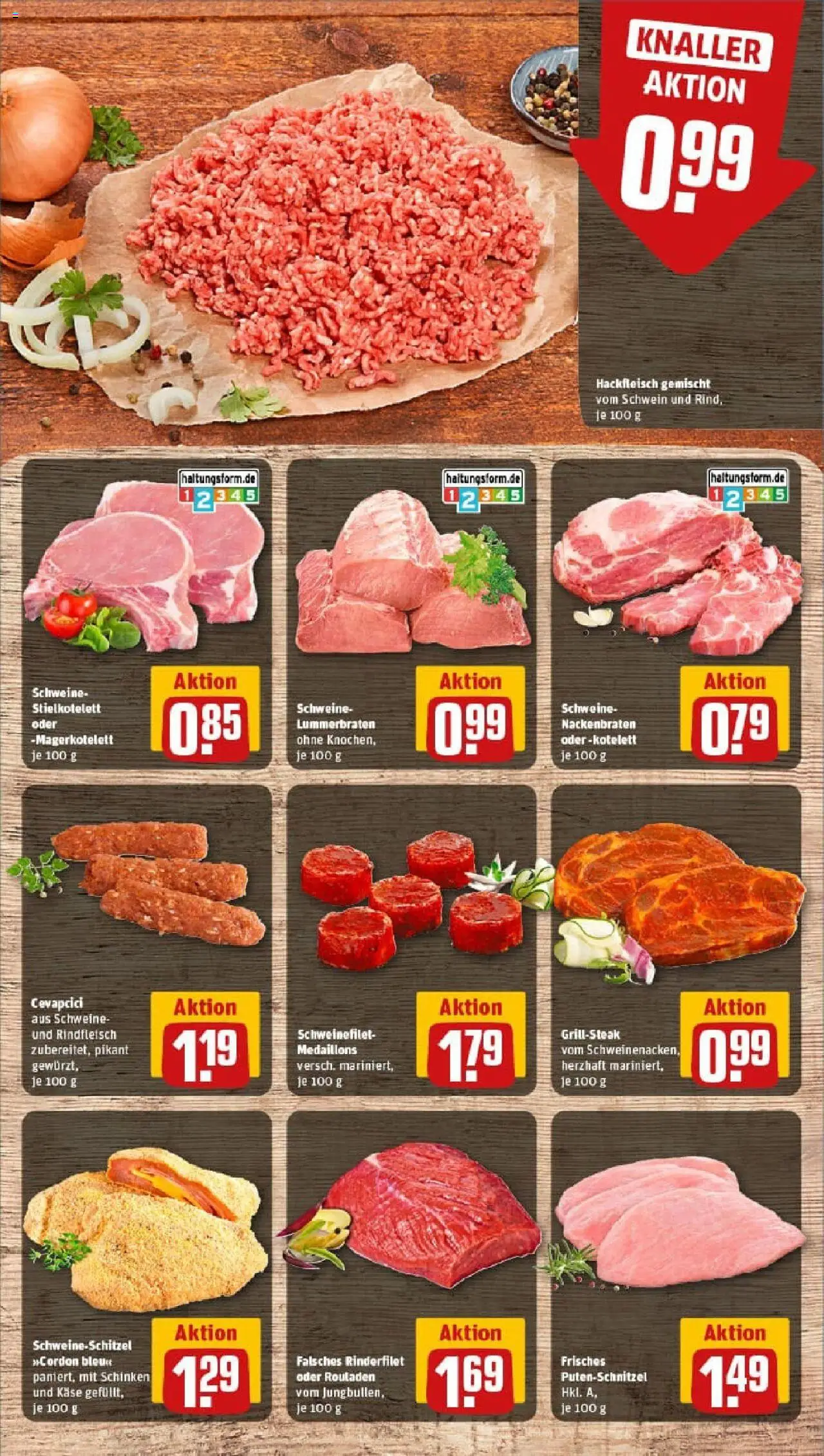 Rewe prospekt Würselen / Bardenberg	 - gültig ab dem 20.07.2025 | Seite: 8 | Produkte: Käse, Cevapcici, Schweinefilet, Putenschnitzel