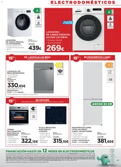 Vista previa Hipercor catálogo válido desde el 25.03.2026 | Página: 45 | Productos: Lavadora, Horno, Lavavajillas, Combi