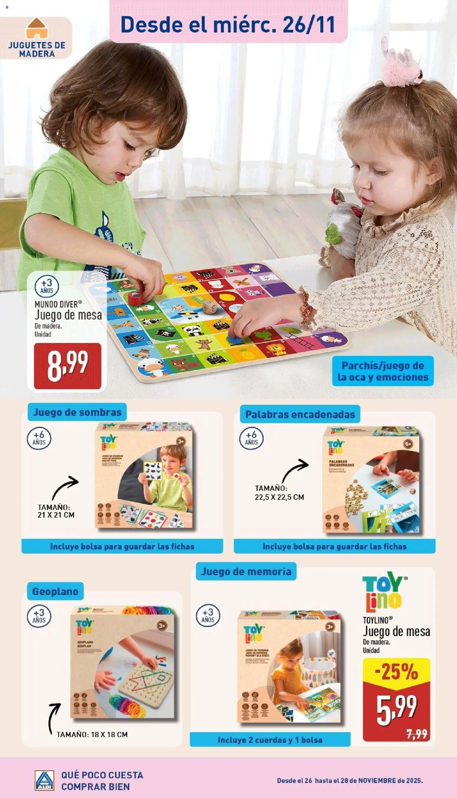 Aldi folleto Baleares │ válido desde el 24.11.2025 | Página: 32 | Productos: Juguetes, Bolsa, Mesa
