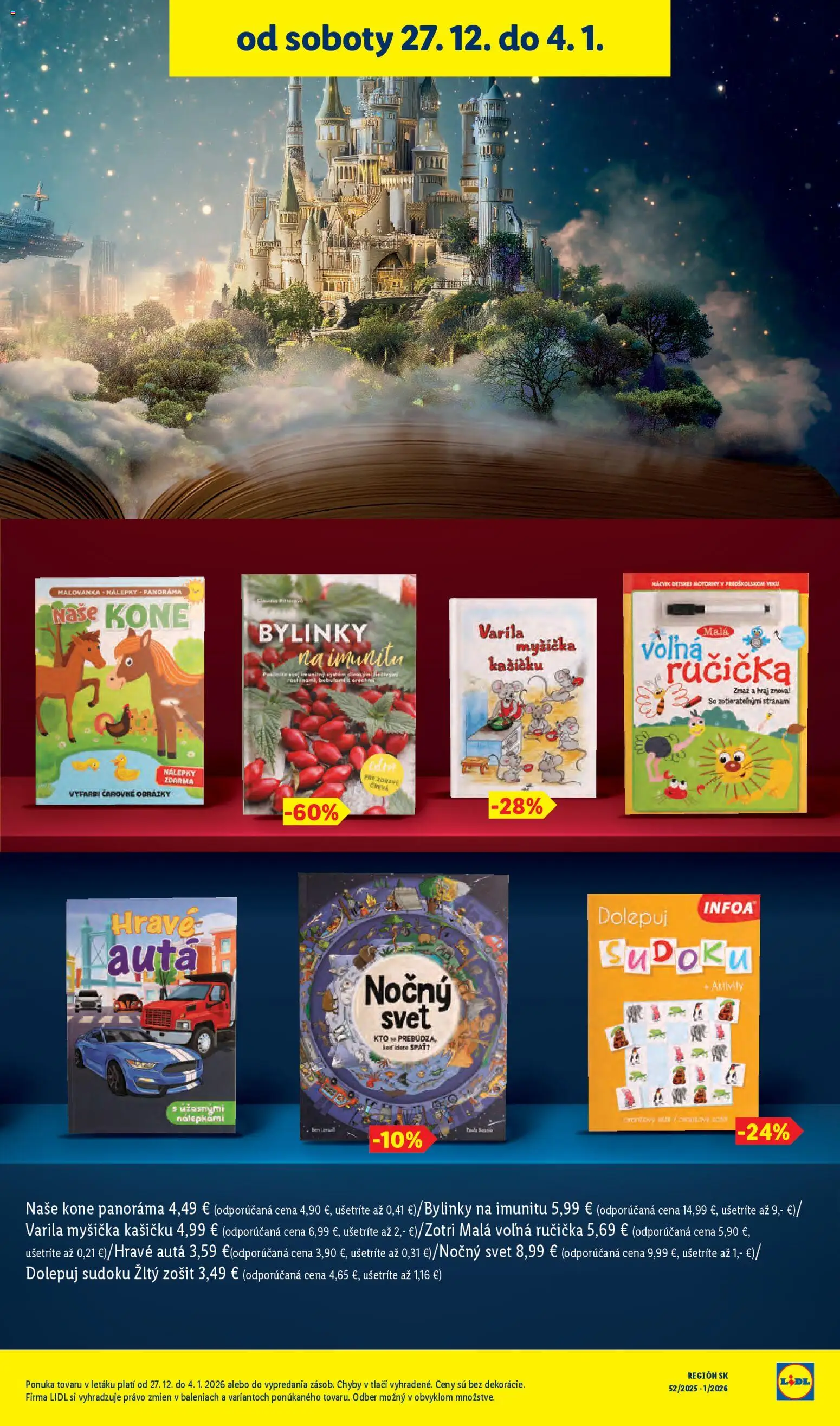 Nové Lidl akcie – leták je platný od 02.01.2026 | Strana: 45 | Produkty: Zošit