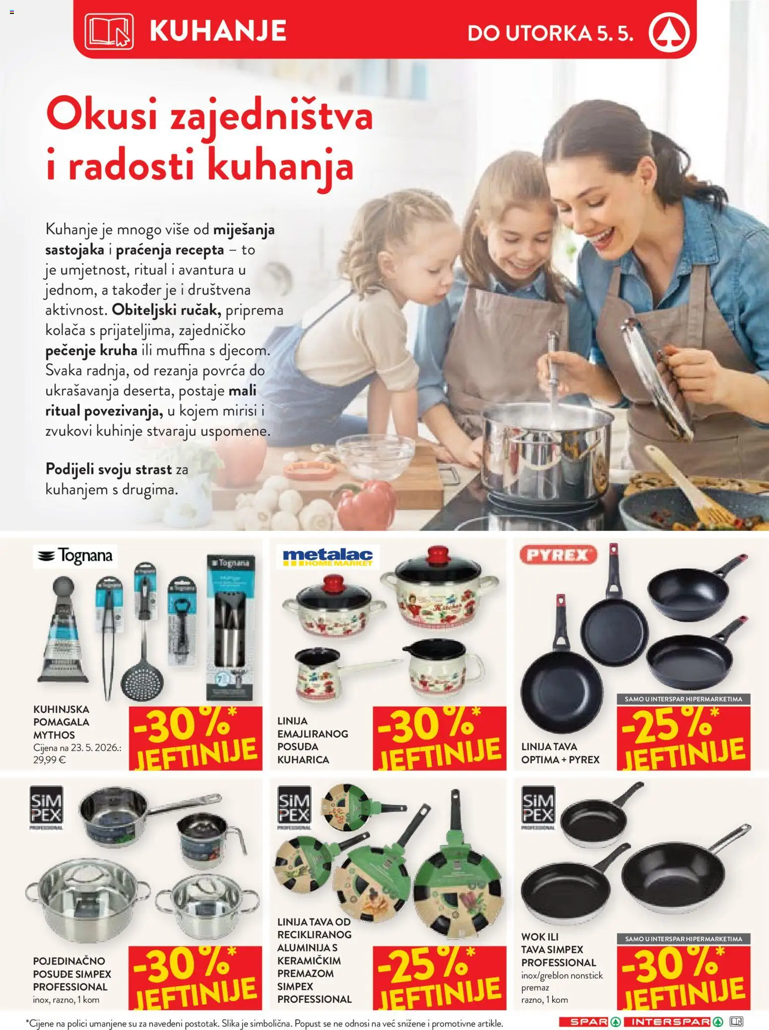 Spar katalog | vrijedi od 22.04.2026 | Stranica: 24 | Proizvodi: Tognana, Tava
