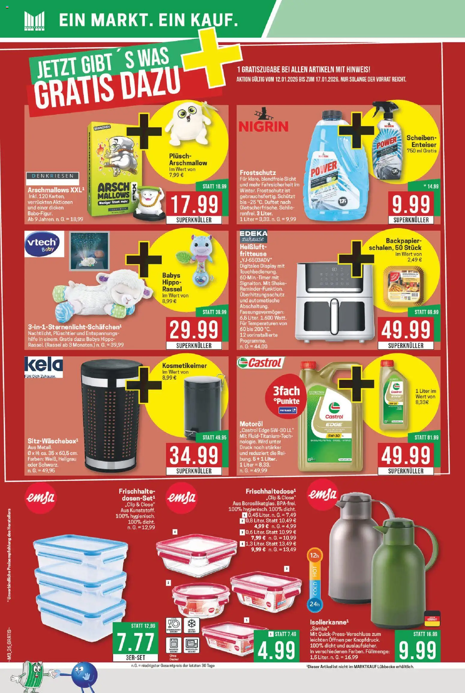 Marktkauf Prospekt 	 – gültig ab 12.01.2026 | Seite: 26 | Produkte: Fritteuse