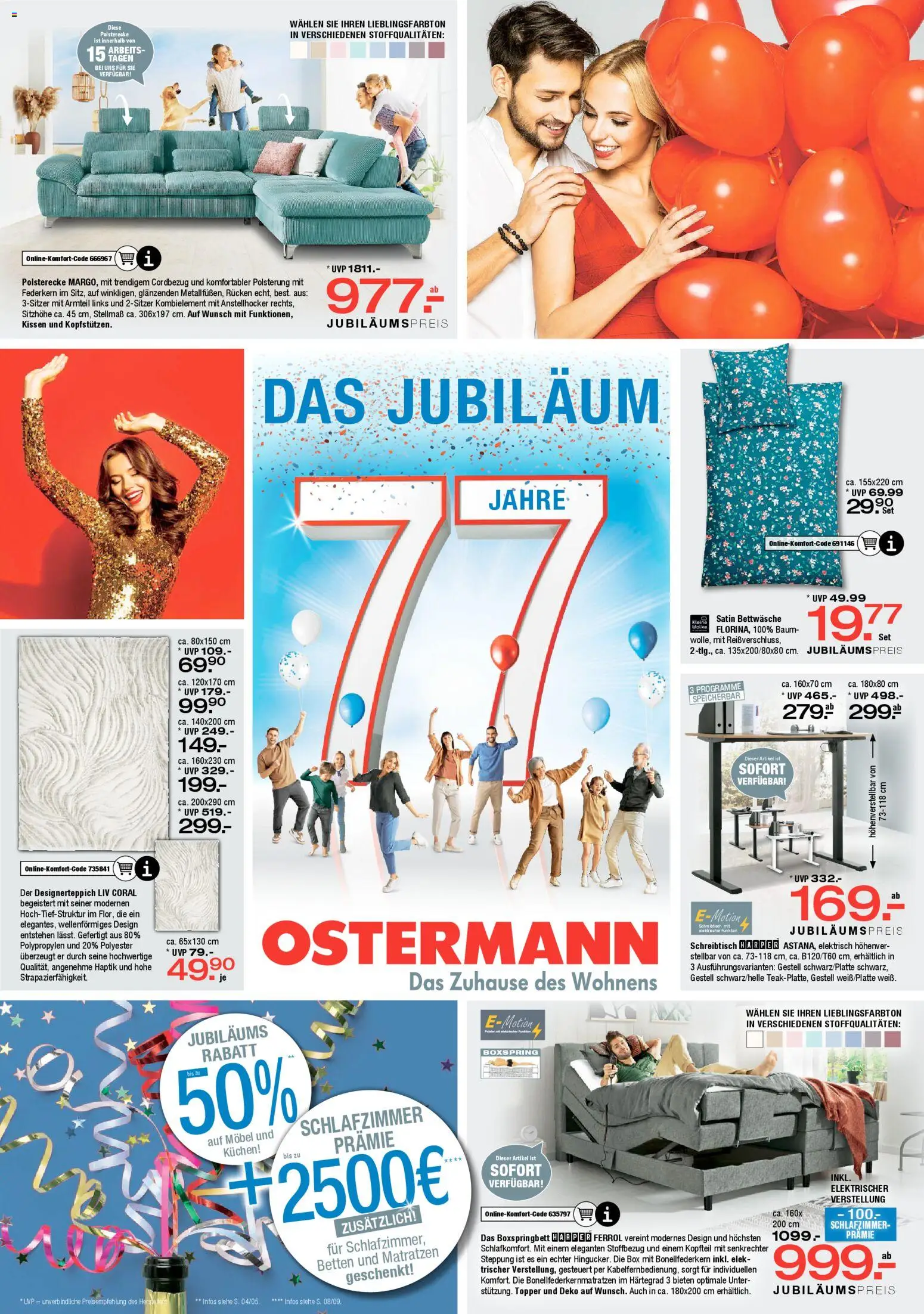 Ostermann Prospekt 	 – gültig ab 21.02.2026 | Seite: 1 | Produkte: Kissen, Topper, Box, Bettwäsche