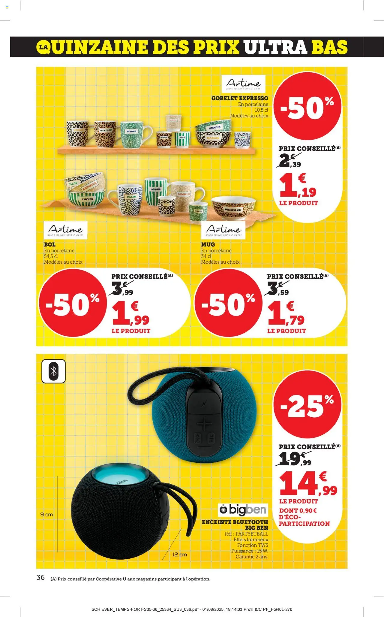  | Page: 36 | Produits: Enceinte, Porcelaine, Enceinte bluetooth