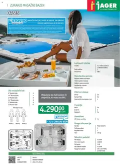 Jager katalog akcije – veljaven od 18.11.2024 | Stran: 46 | Izdelki: Bazen, Radio, Črpalka, Masažni bazen