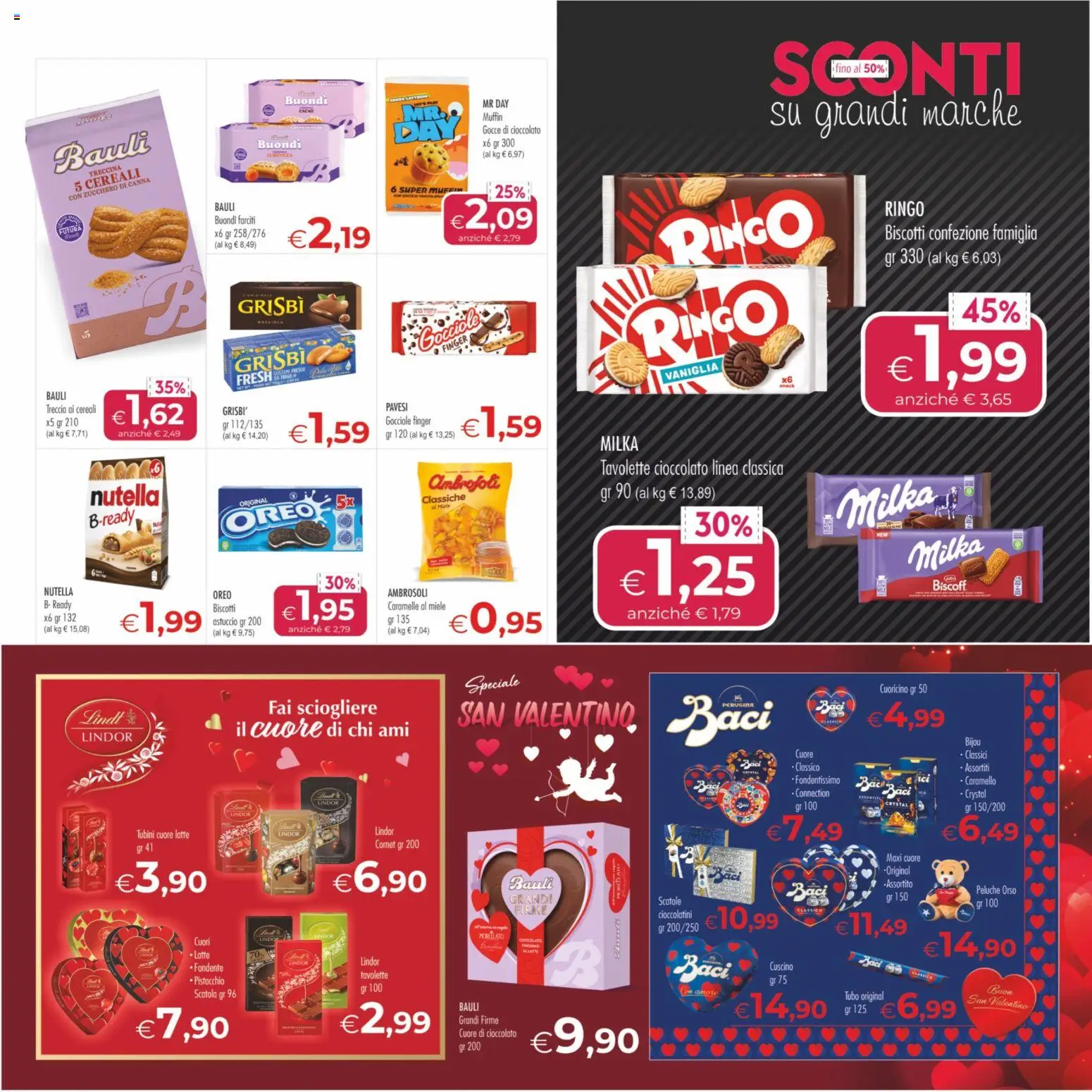 Volantino MerSi Supermercati del 04.01.2026 | Pagina: 9 | Prodotti: Biscotti, Zucchero, Latte, Cacao