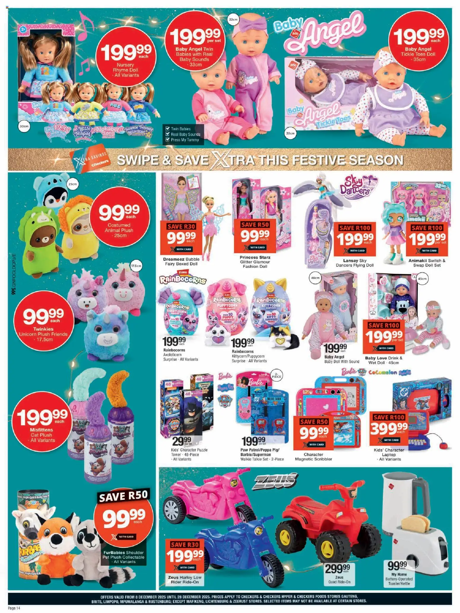 New Checkers catalogue – valid from 08.12.2025 | Page: 14 | Products: Press, Laptop, Switch