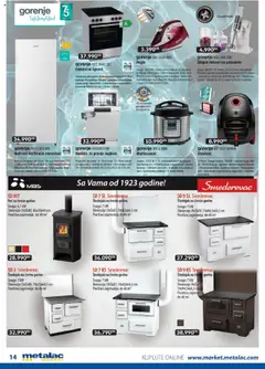 Metalac Market katalog - pregled Metalac Market kataloga - važi od 01.10.2025 | Strana: 14 | Proizvode: Mikser, W5, Četka, Pica