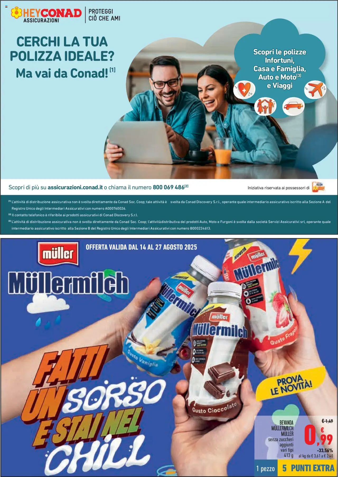 Volantino Conad del 14.08.2025 | Pagina: 3 | Prodotti: Cioccolato