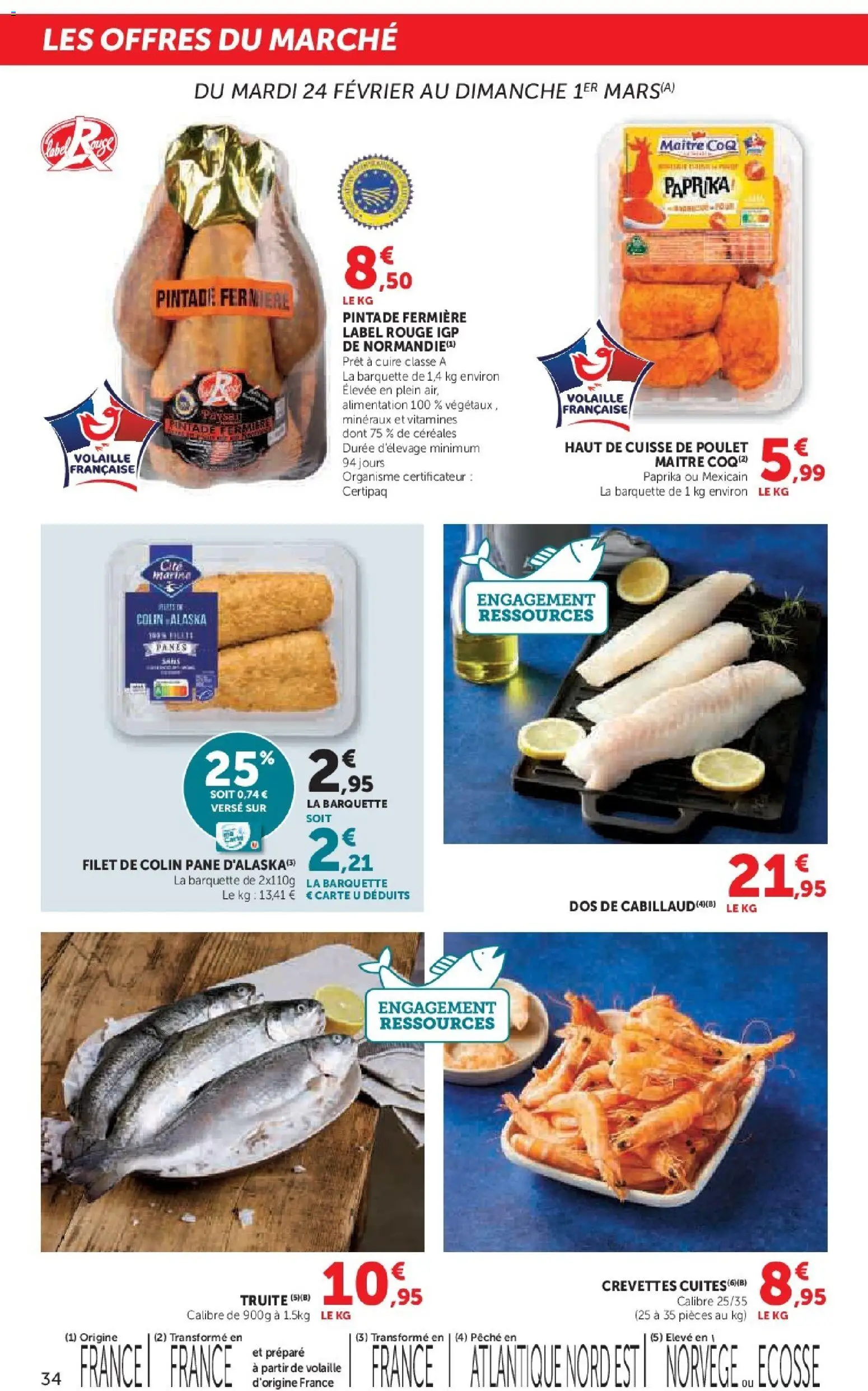 {H1} | Page: 34 | Produits: Paprika, Pêche, Volaille, Crevettes