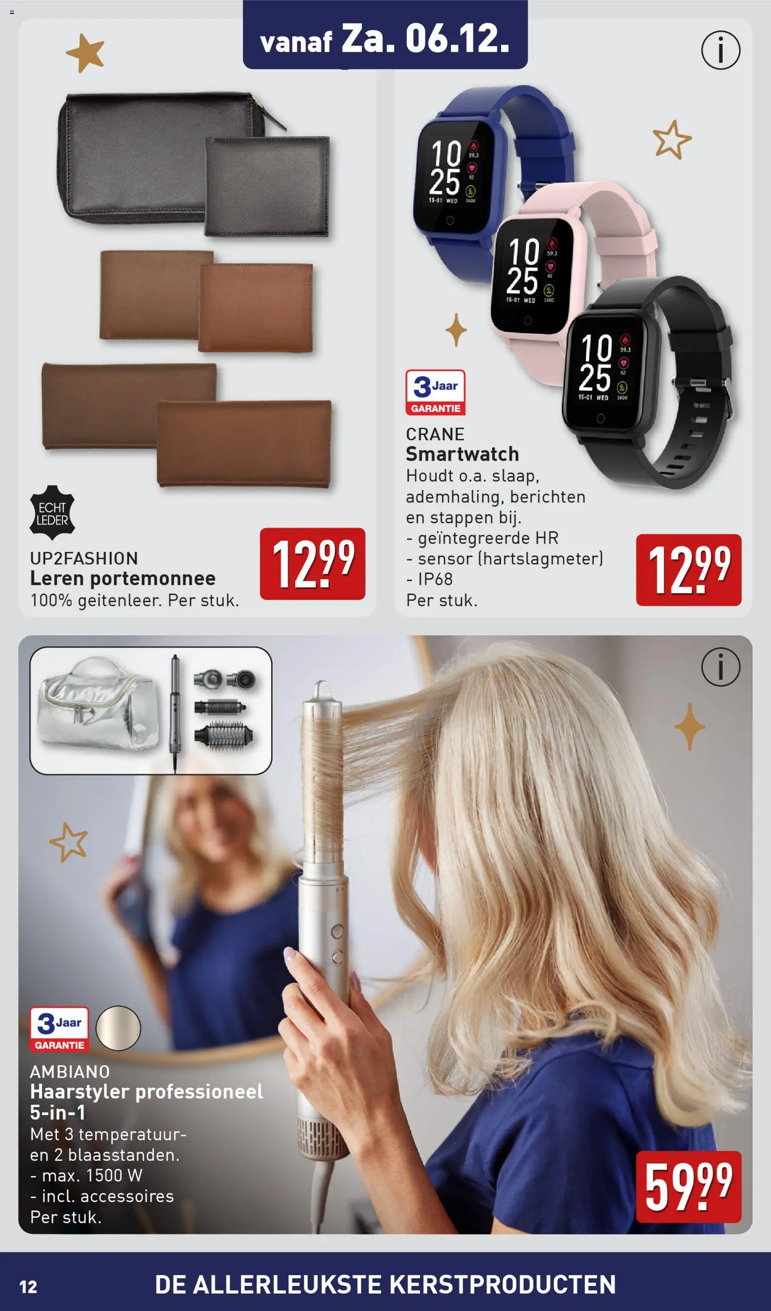 {H1} | Pagina: 12 | Producten: Portemonnee, Smartwatch