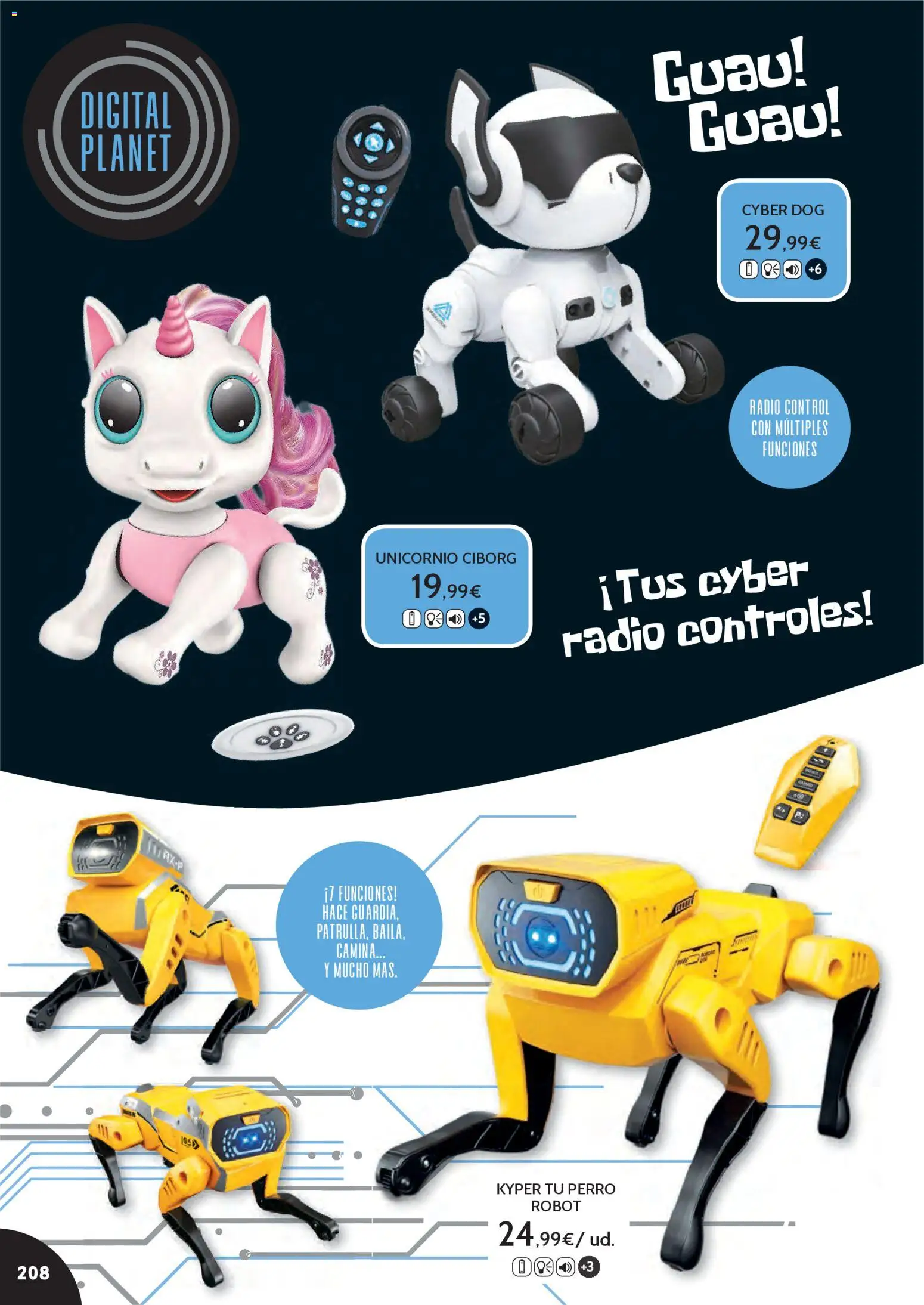 Toy Planet - Catálogo Juguetes Navidad │ válido desde el 03.11.2025 | Página: 208 | Productos: Radio, Robot