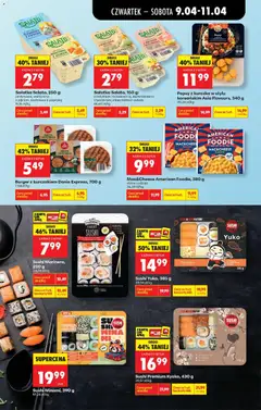 Náhled letáku Biedronka Polsko leták - Codziennie niskie ceny od 09.04.2026 | Strana: 41 | Produkty: Burger, Sushi, Kebab, Karty