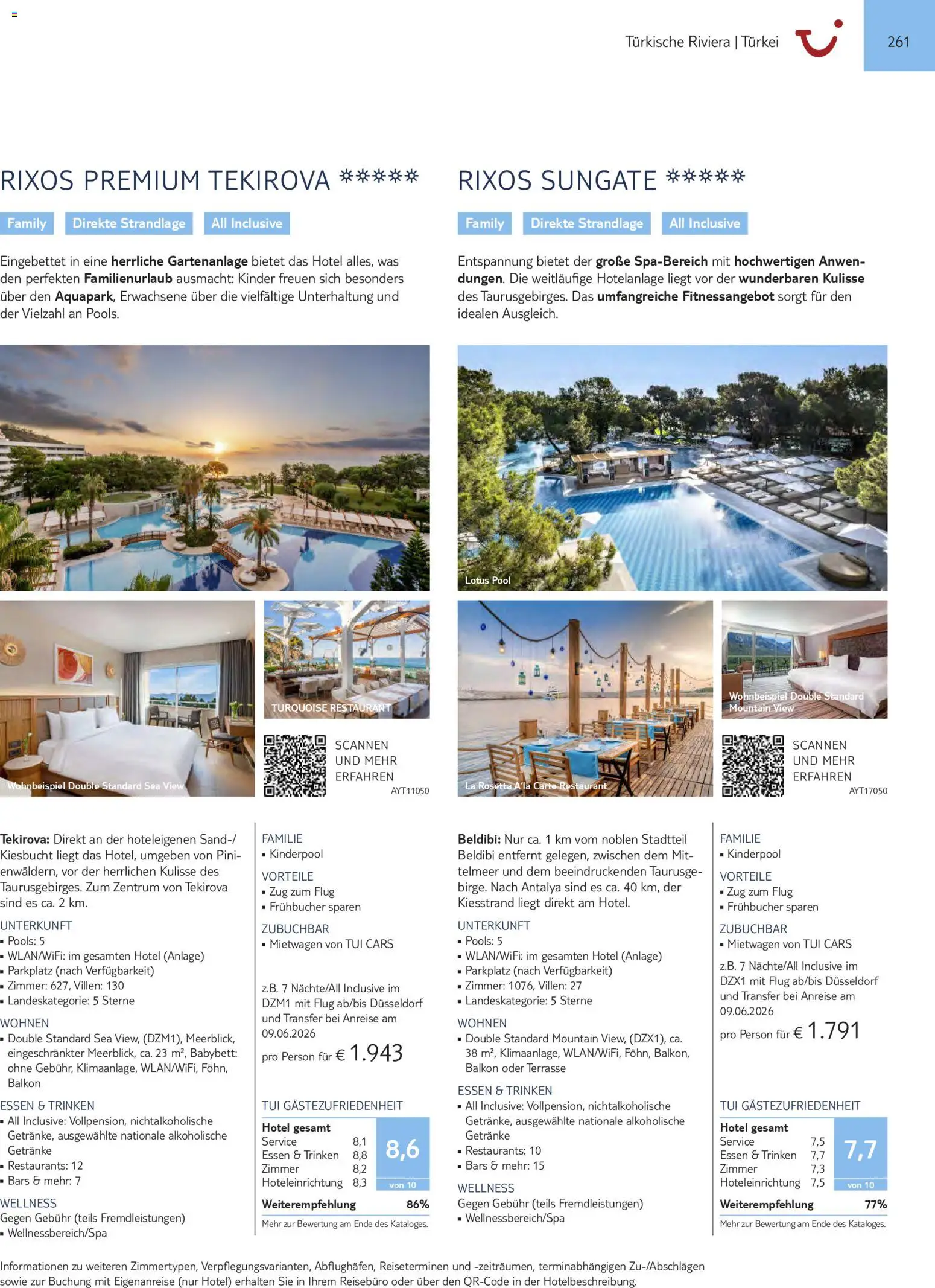 TUI Prospekt Südeuropa & Nordafrika 2026/27 – gültig ab 03.03.2026 | Seite: 261 | Produkte: Babybett