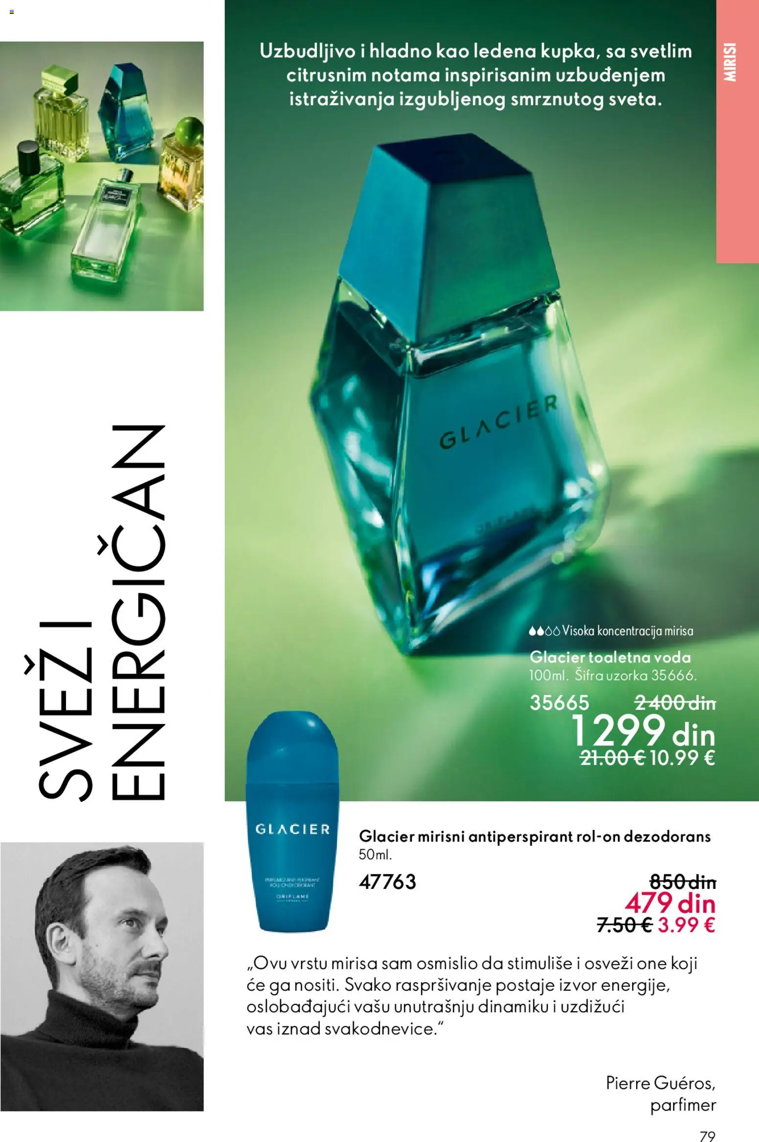 Oriflame katalog - važi od 22.04.2026 | Strana: 79 | Proizvode: Toaletna voda, Voda, Dezodorans, Antiperspirant