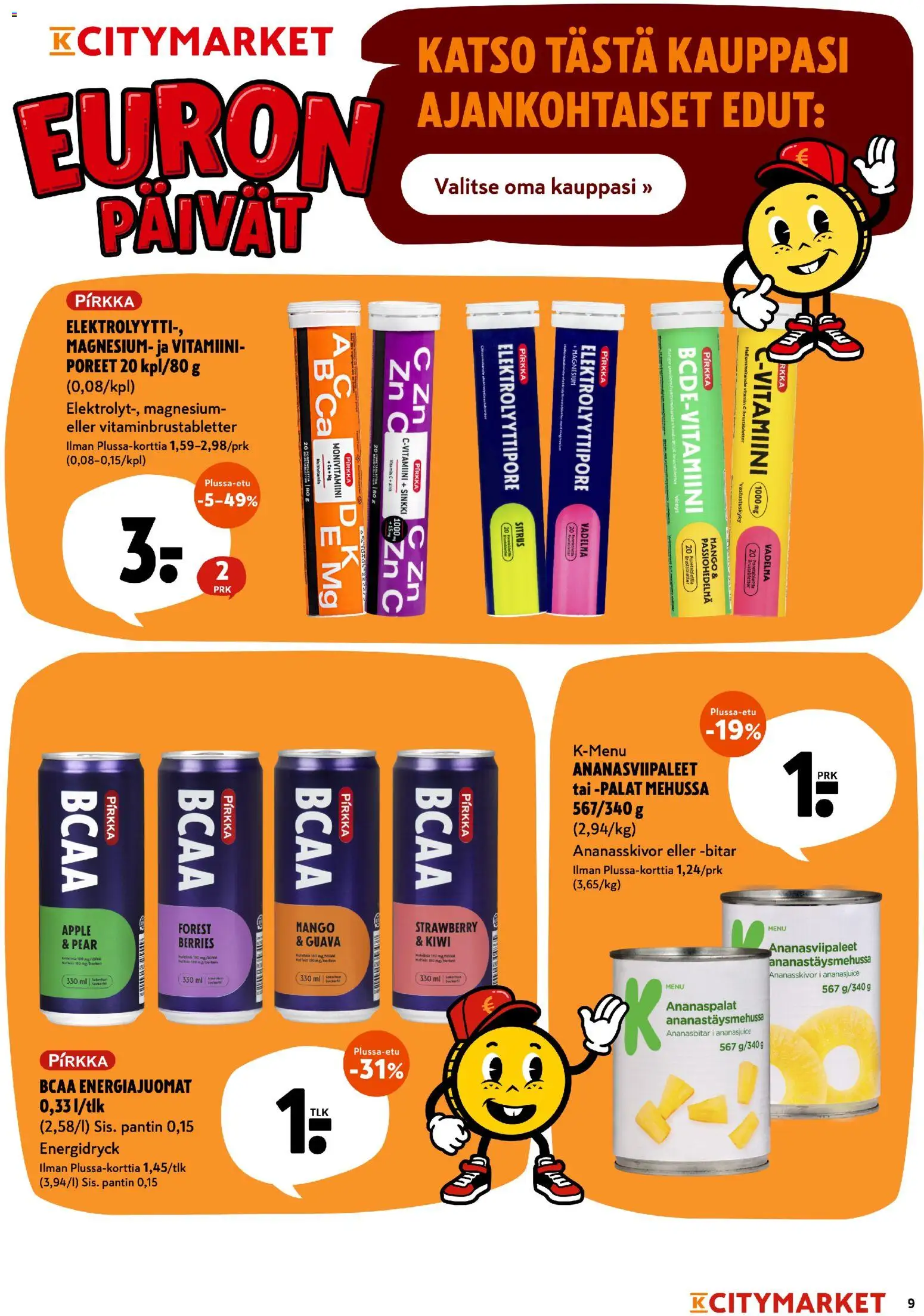 K-Citymarket tarjoukset – voimassa 13.04.2026 alkaen | Sivu: 9