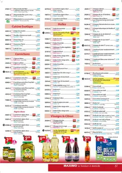 Maximo - Prévisualisation de Maximo catalogue epicerie valide à partir de 24.10.2025 | Page: 51 | Produits: Lait de coco, Nouilles chinoises, Moutarde, Vinaigre de cidre