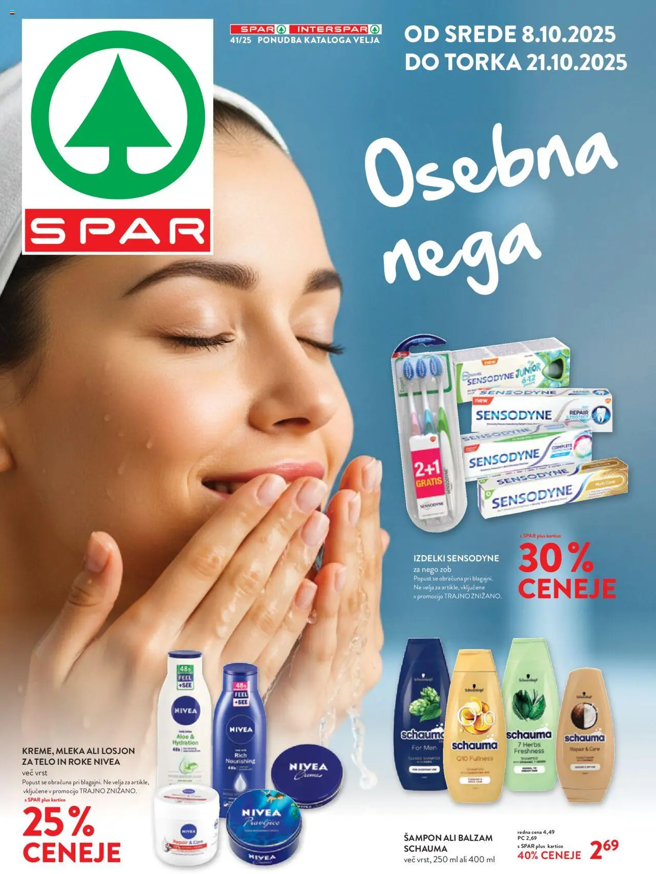 Novi Spar katalog ponudbe – veljaven od 08.10.2025 | Stran: 1 | Izdelki: Sampon
