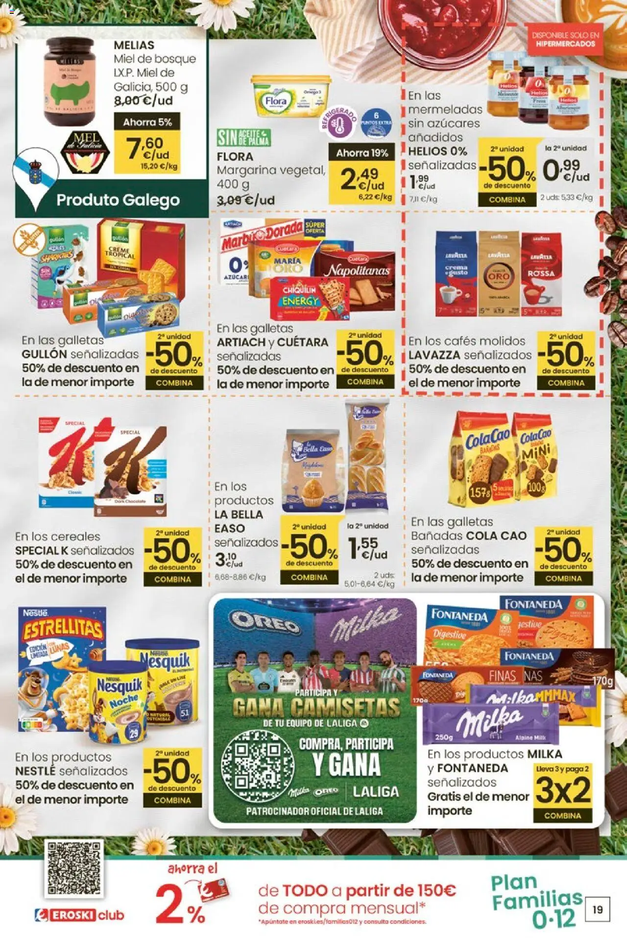 Eroski - Ofertons para conquistarte │ válido desde el 14.08.2025 | Página: 19 | Productos: Ψηφιακή κάμερα, Crema, Galletas, Margarina