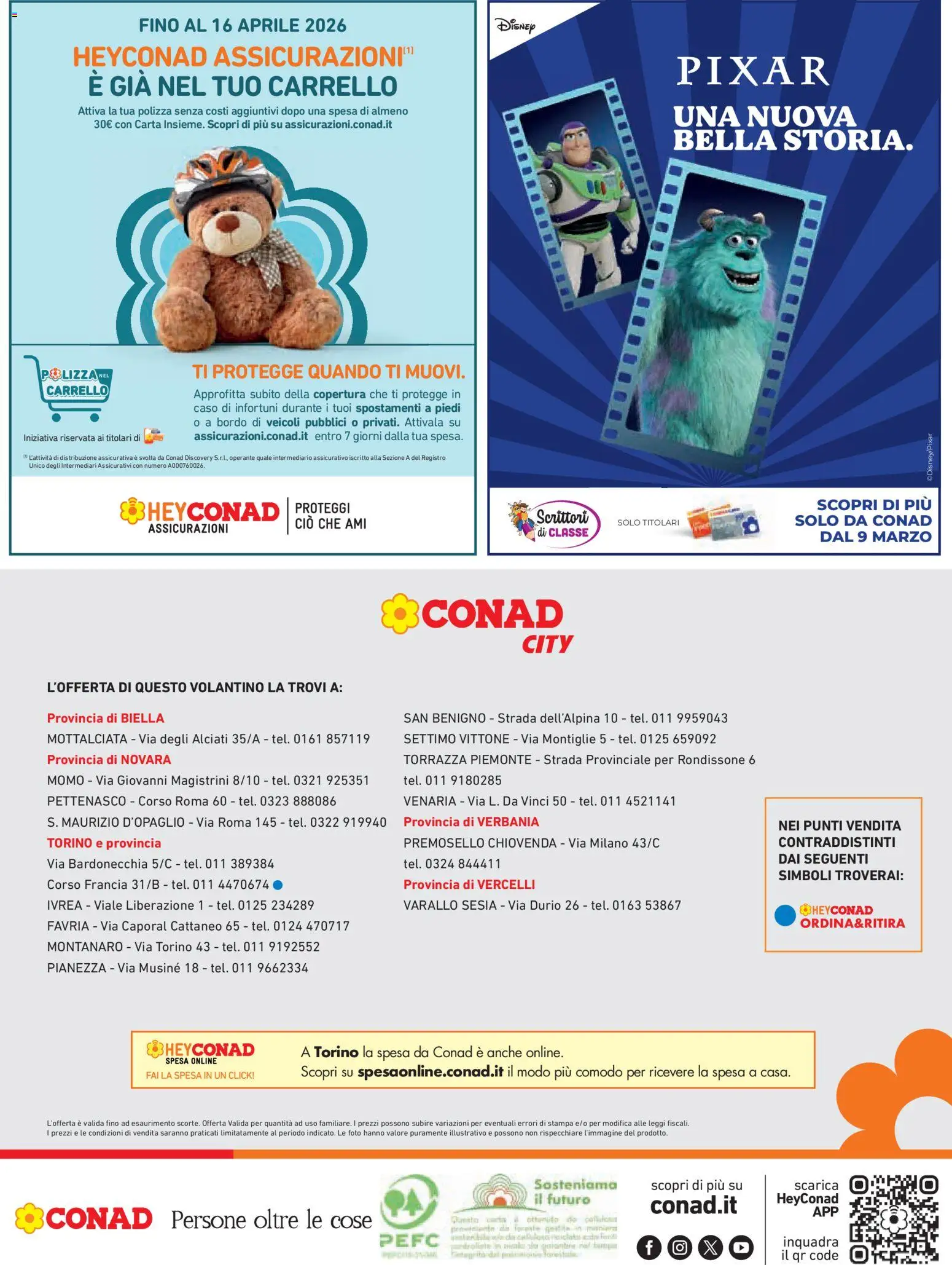 Volantino Conad del 26.02.2026 | Pagina: 20 | Prodotti: Carrello, Stampa