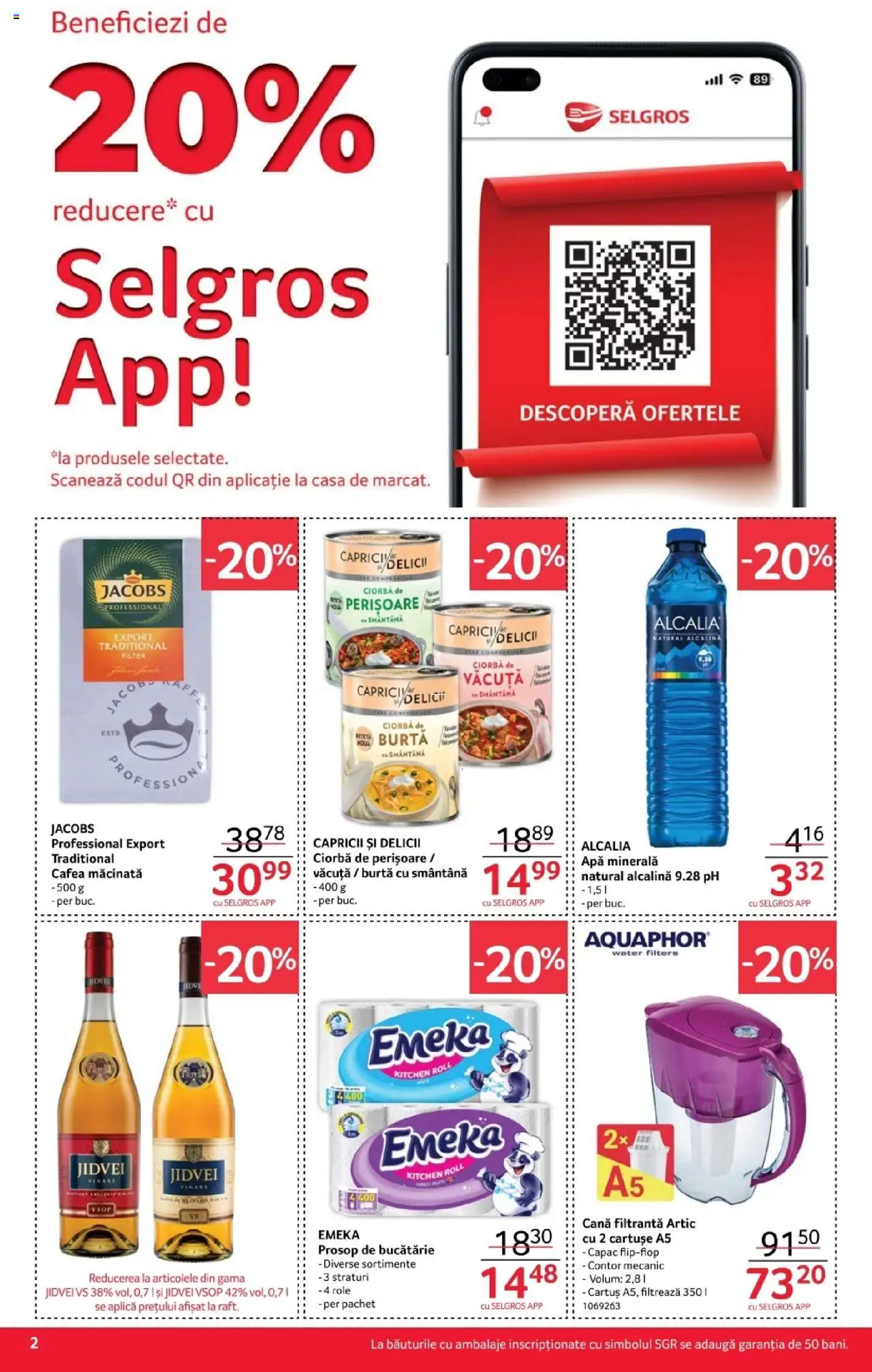 Noul catalog Selgros – valabil de la 03.10.2025 | Pagină: 2 | Produse: Bucătărie, Role, Köpek çiti, Cafea