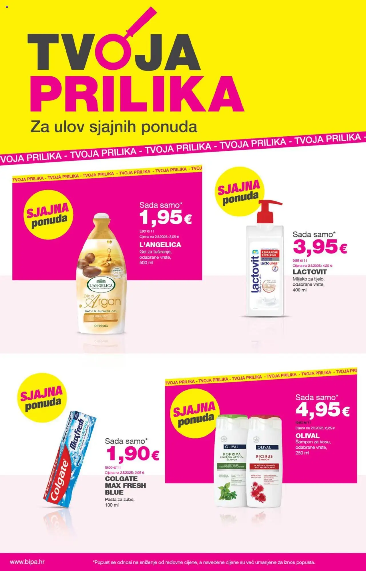 Bipa katalog | vrijedi od 02.10.2025 | Stranica: 10 | Proizvodi: Šampon, Mlijeko, Pasta, L'Angelica