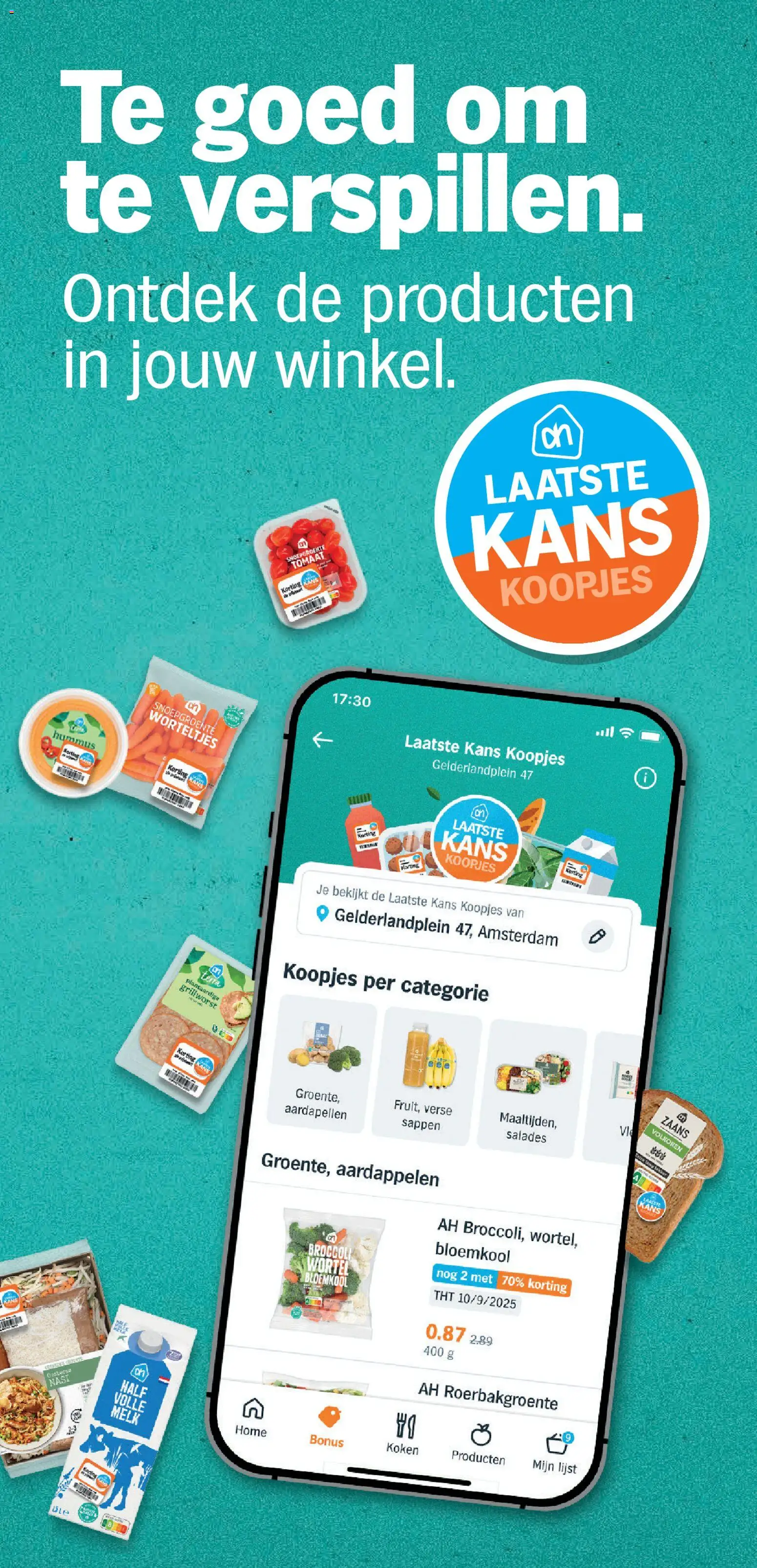 {H1} | Pagina: 39 | Producten: Bloemkool, Melk, Salades, Volle melk