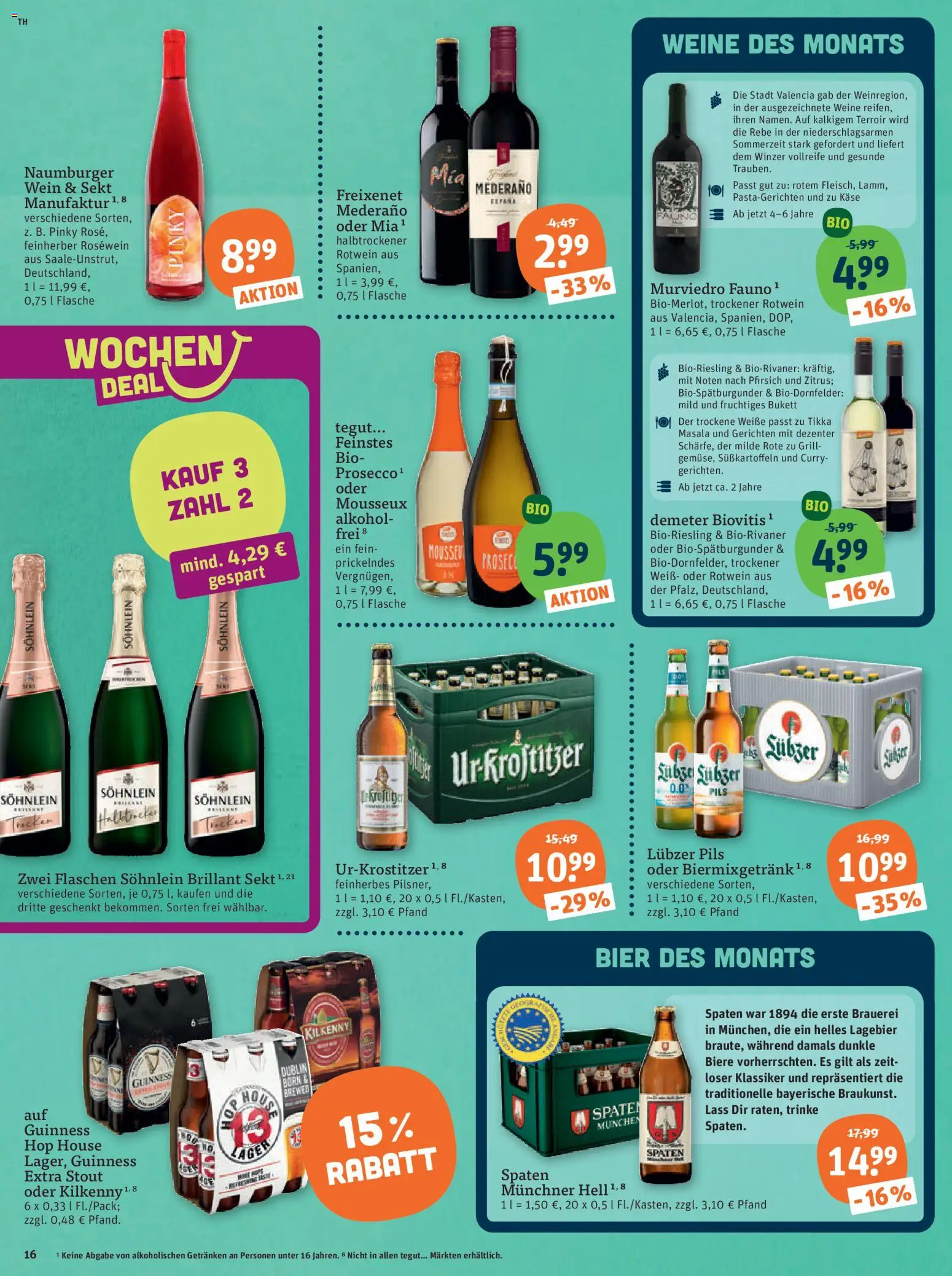 Tegut Prospekt 	 – gültig ab 02.02.2026 | Seite: 18 | Produkte: Grill, Rosewein, Sekt, Pils