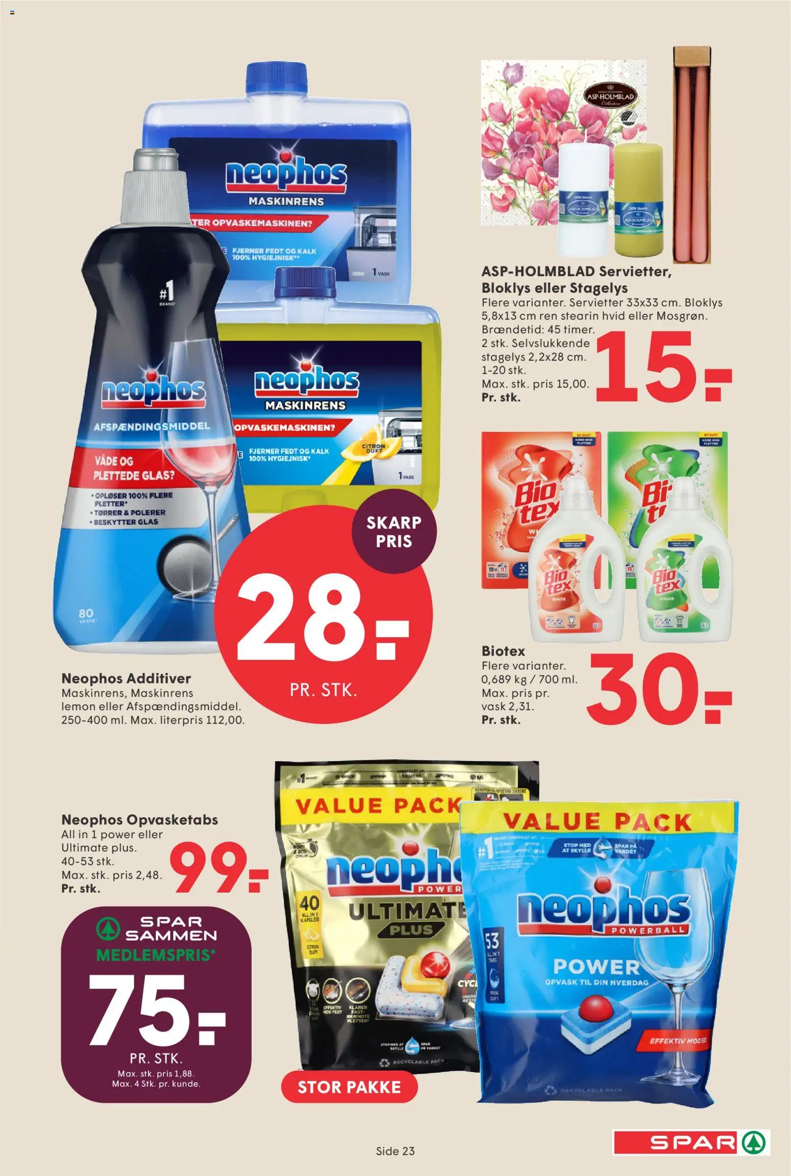 Spar tilbudsavis – gyldig fra 27.02.2026 | Side: 23 | Produkter: Duft