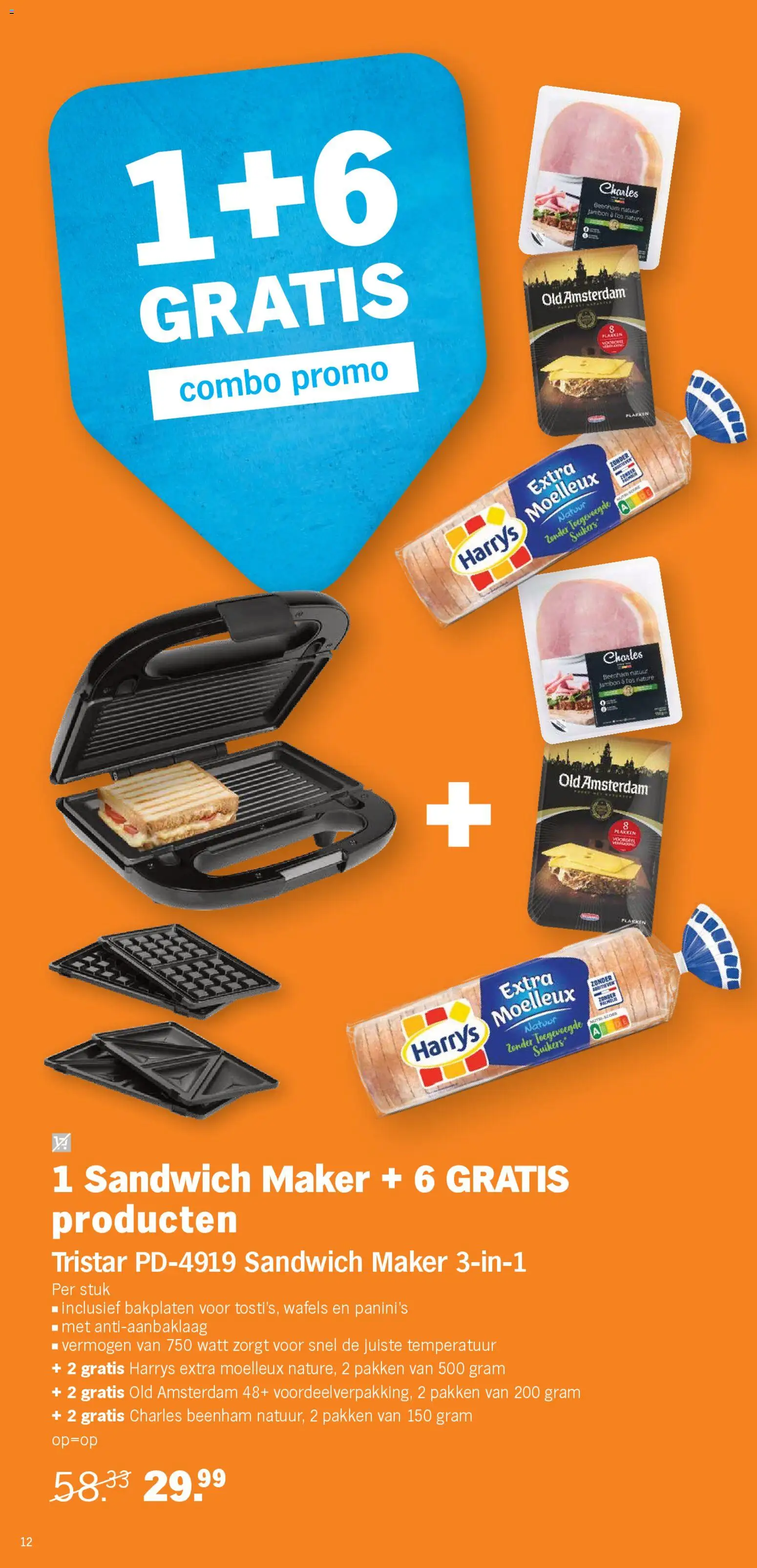 {H1} | Pagina: 12 | Producten: Ham, Sandwich, Wafels