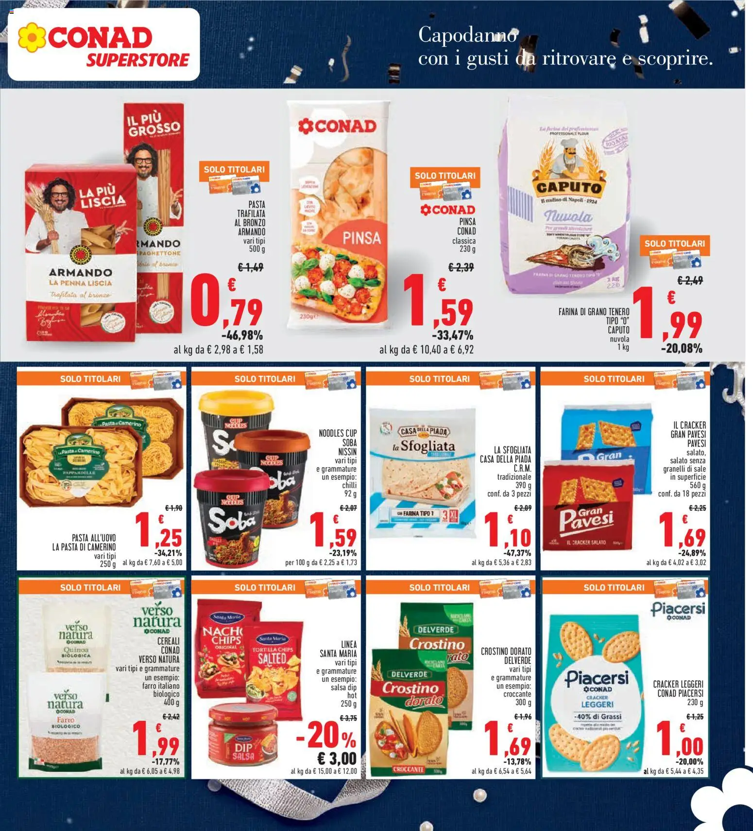 Volantino Conad del 27.12.2025 | Pagina: 13 | Prodotti: Salsa, Sale, Farina, Quinoa