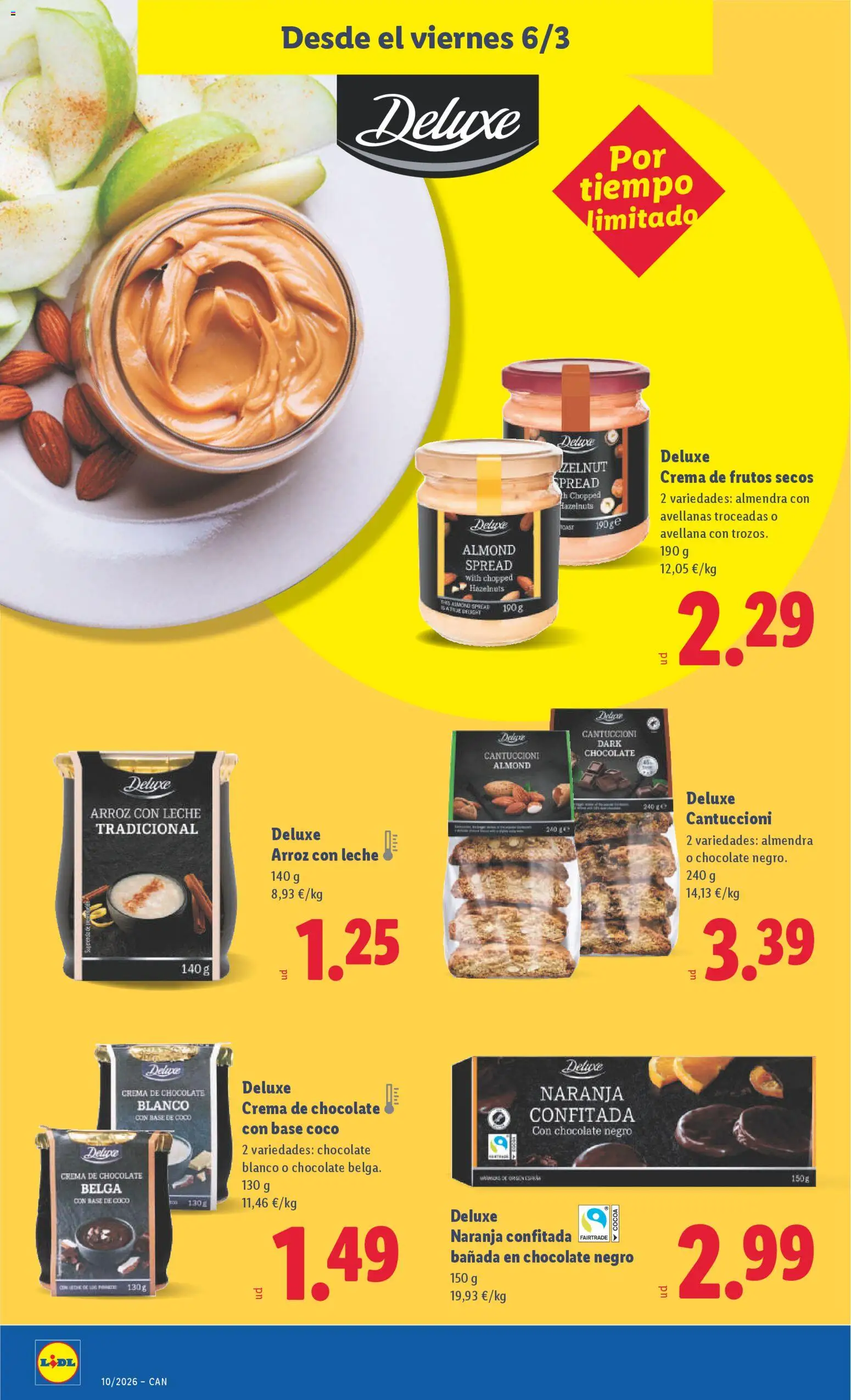 Lidl folleto │ válido desde el 02.03.2026 | Página: 42 | Productos: Leche, Chocolate, Arroz, Τυρόπιτα