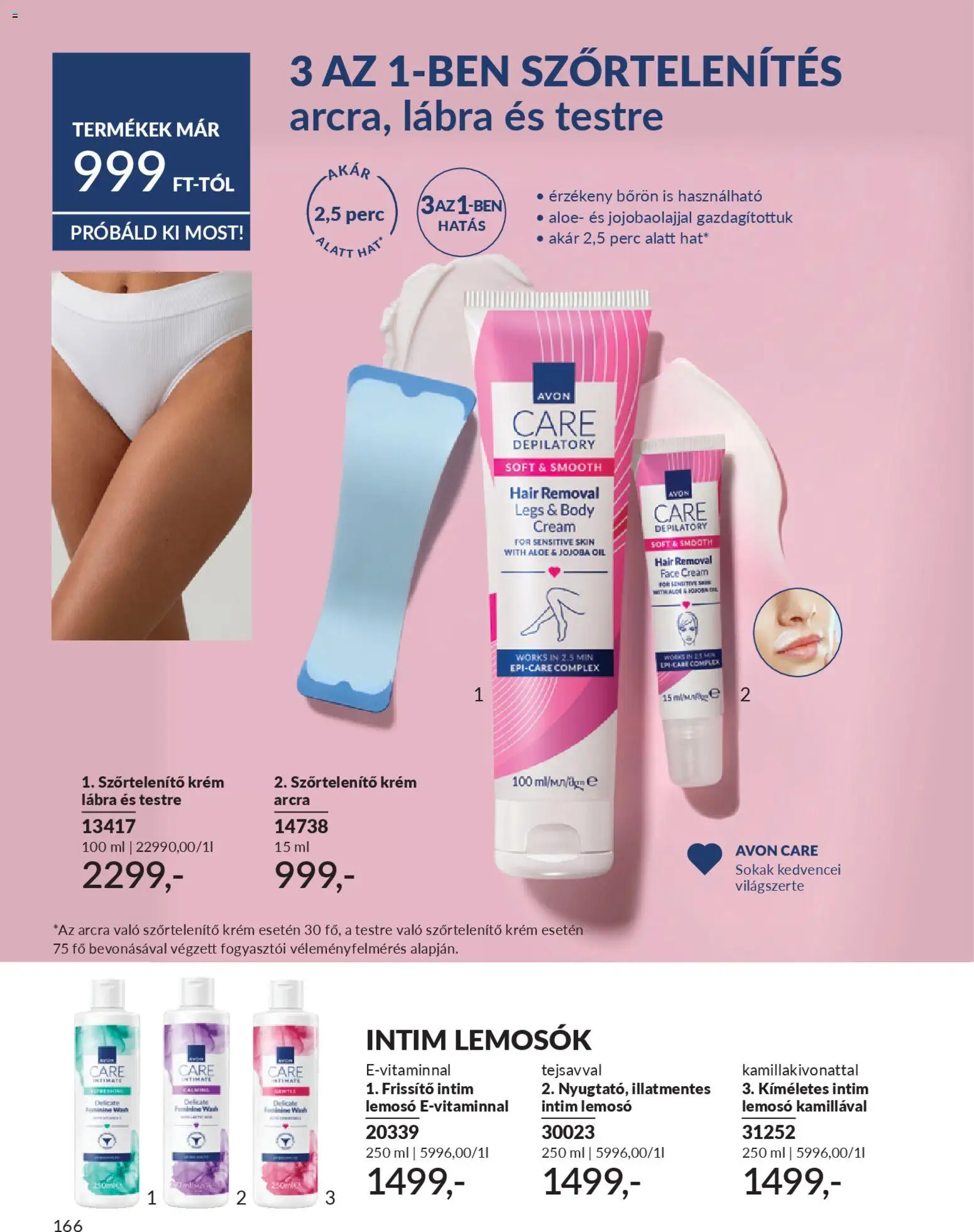 Avon akciós ujság - amely érvényes a következő dátumtól: 01.01.2026 | Oldal: 170 | Termékek: Body, Szőrtelenítő, Szőrtelenítő krém