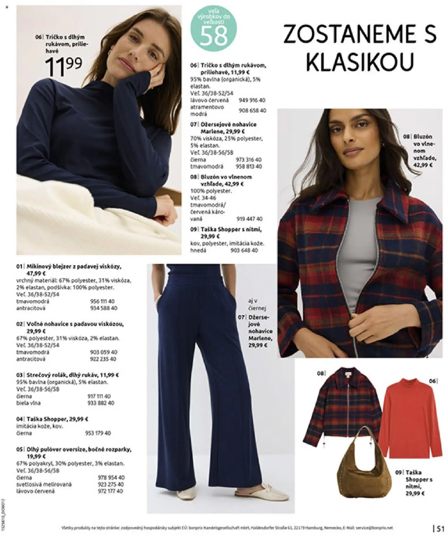 Nové Bonprix akcie – leták je platný od 01.11.2025 | Strana: 53 | Produkty: Vaňa, Tričko, Nohavice