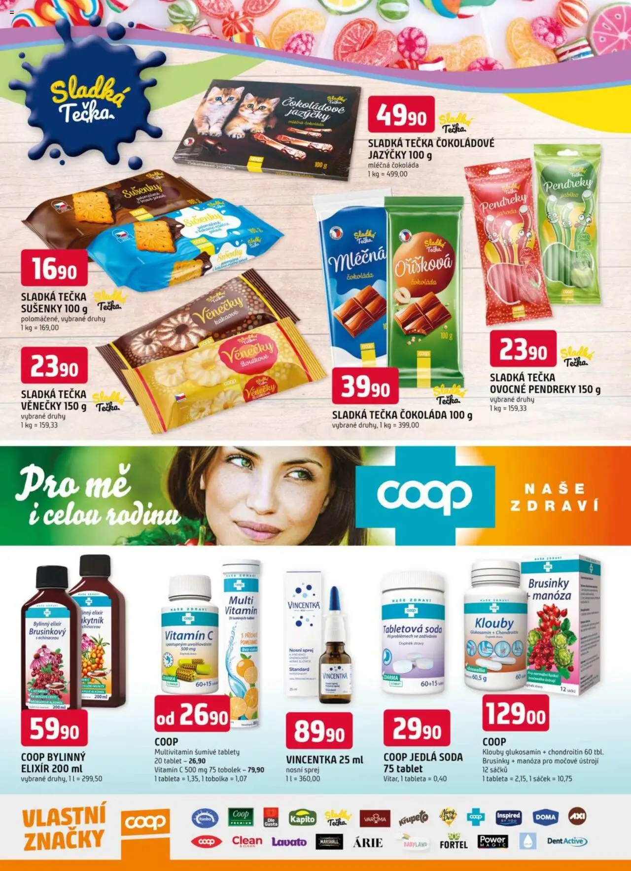 Trefa leták od 08.10.2025 | Strana: 8 | Produkty: Vitamin c, Tablet, Brusinky, Sušenky