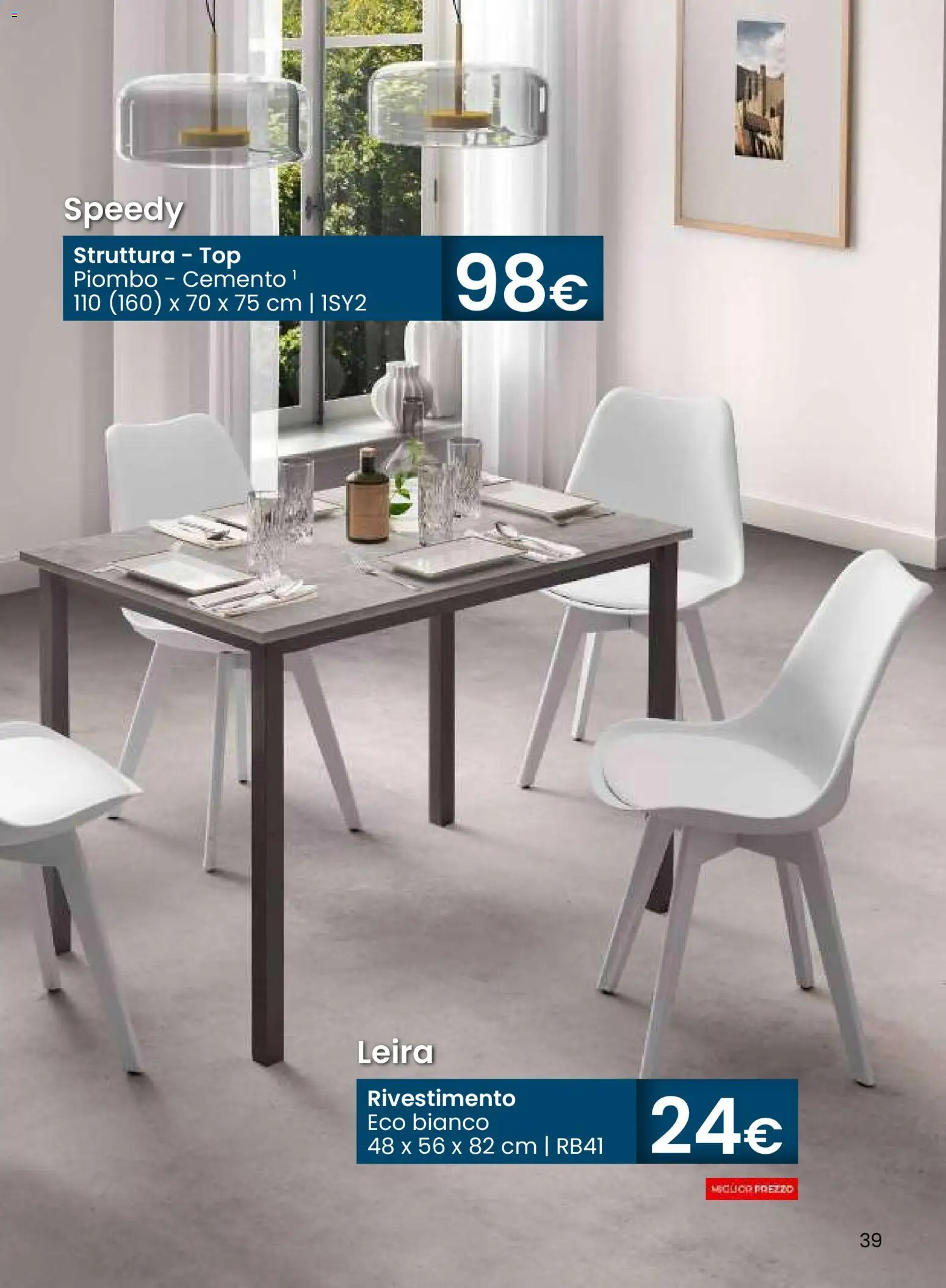 Volantino Mondo Convenienza del 28.10.2025 | Pagina: 39 | Prodotti: Top