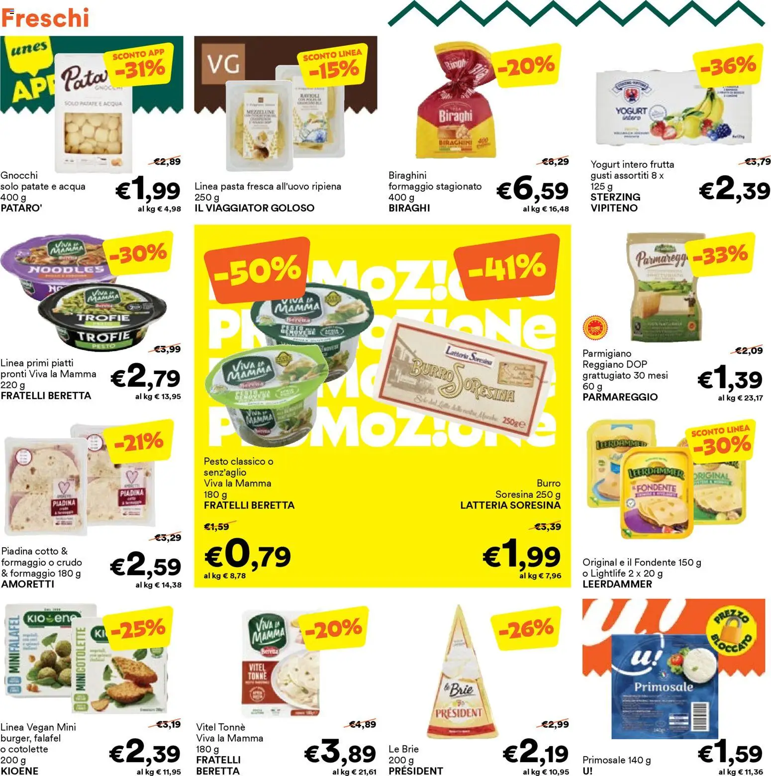 Volantino Unes del 16.02.2026 | Pagina: 4 | Prodotti: Yogurt, Patate, Pesto, Piadina