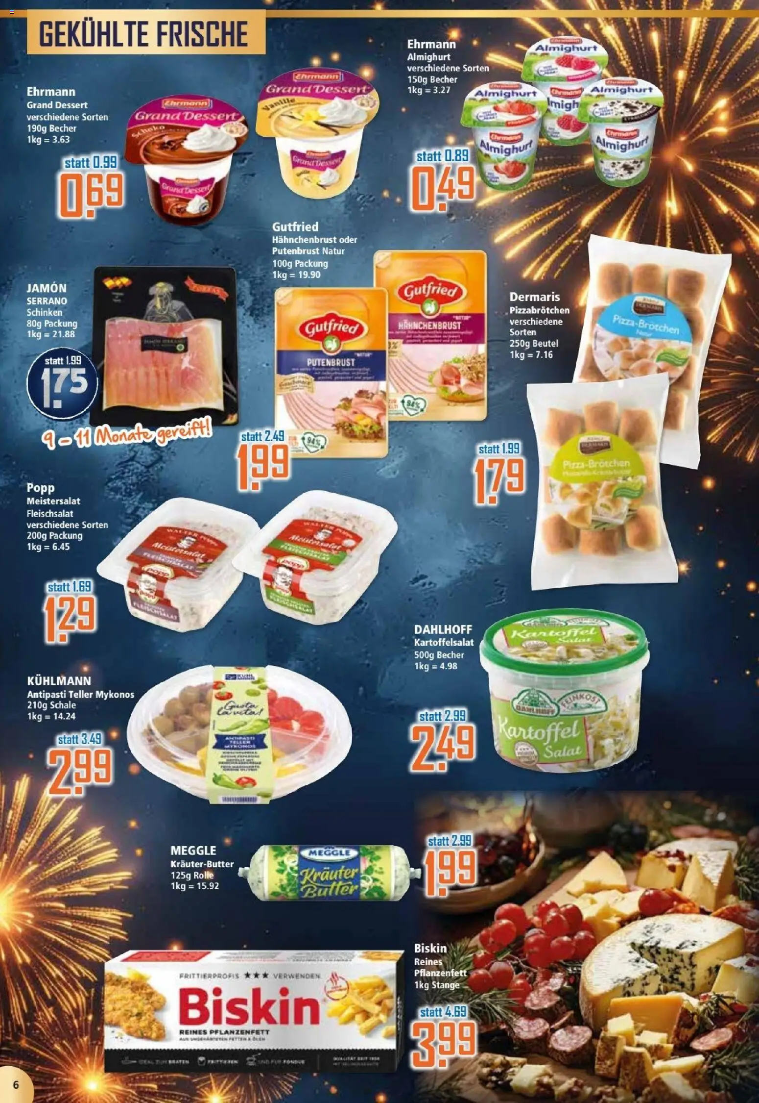 Klaas & Kock Prospekt – gültig ab 29.12.2025 | Seite: 6 | Produkte: Ehrmann almighurt, Schinken, Salat, Hahnchenbrust