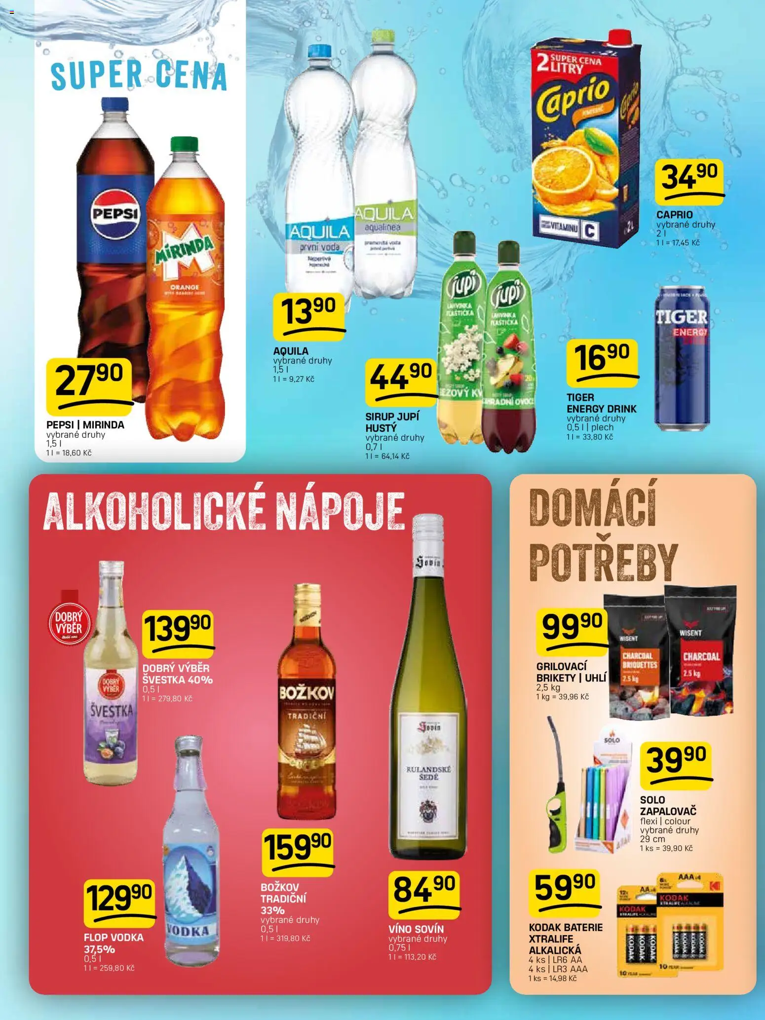 Flop leták od 15.04.2026 | Strana: 10 | Produkty: Tiger, Víno, Božkov, Energy drink