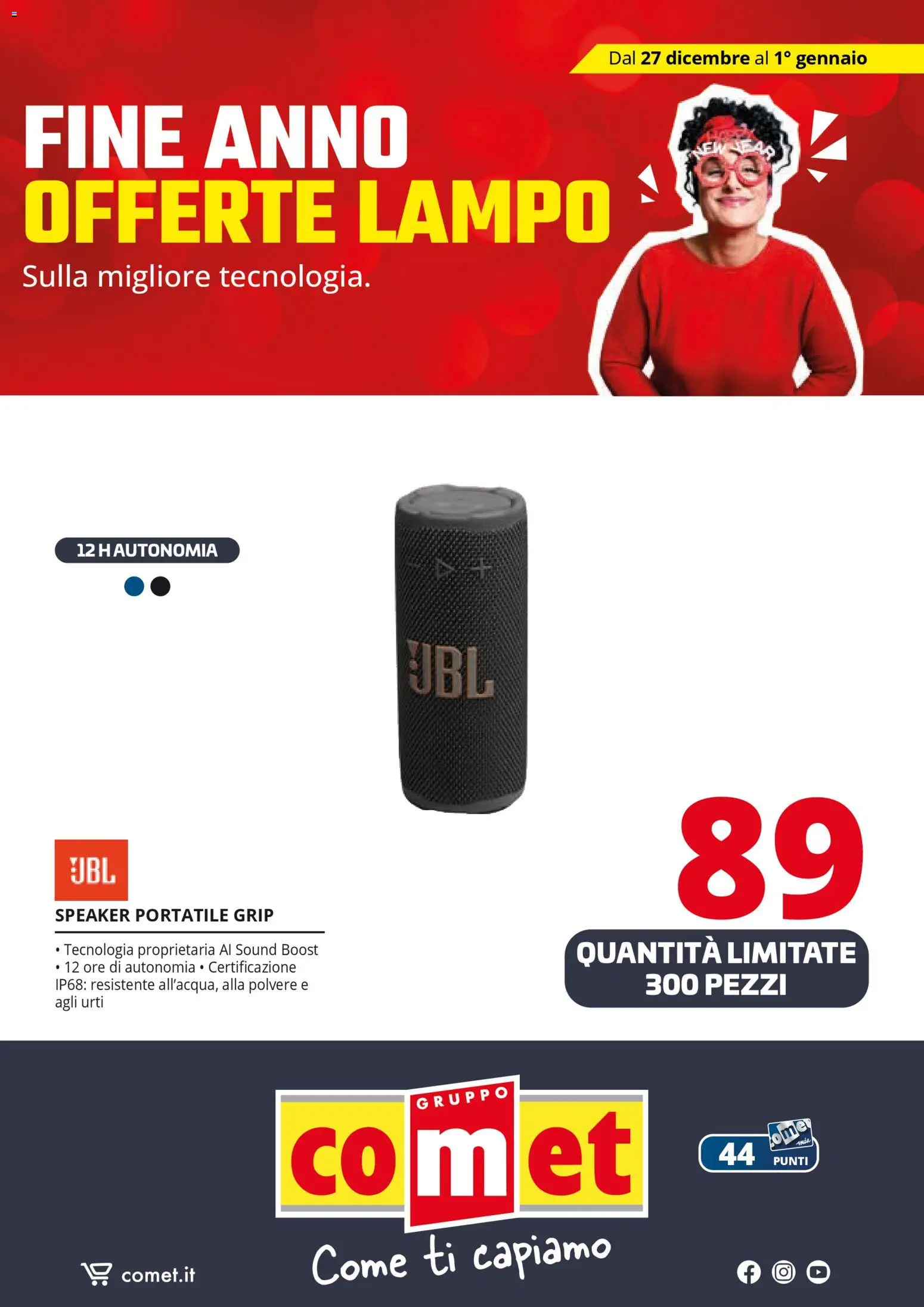 Volantino Comet del 27.12.2025 | Pagina: 42 | Prodotti: Speaker