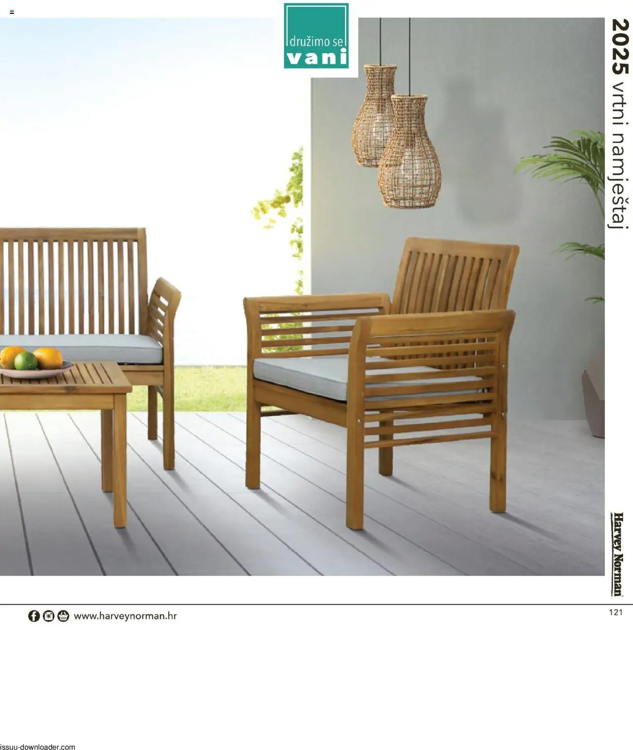 Harvey Norman katalog | vrijedi od 19.03.2025 | Stranica: 121 | Proizvodi: Vrtni namještaj